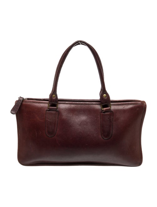 Coach Leather Top Handle Bag