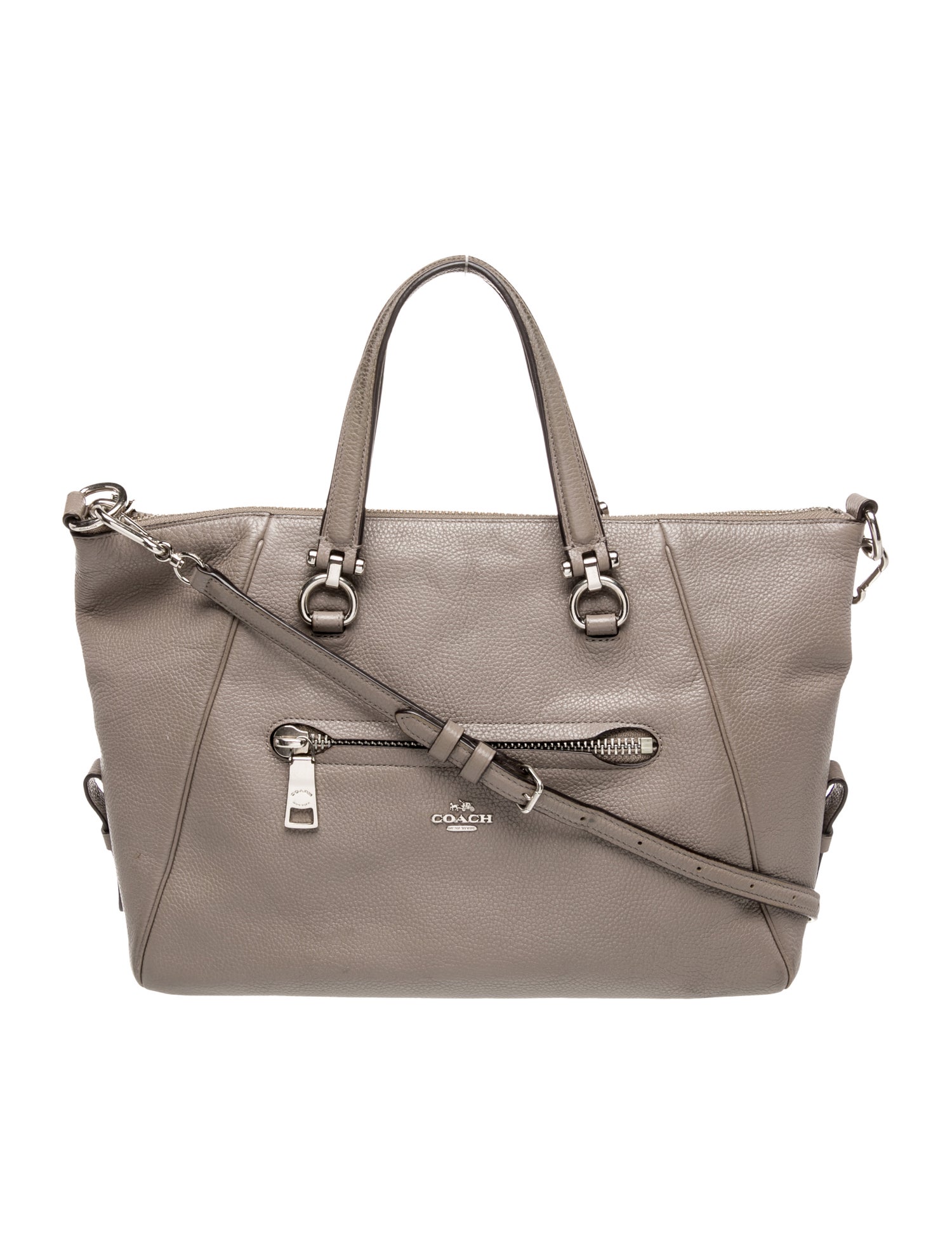 Coach Leather Top Handle Bag