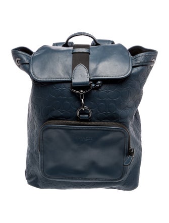 Coach Leather Backpack