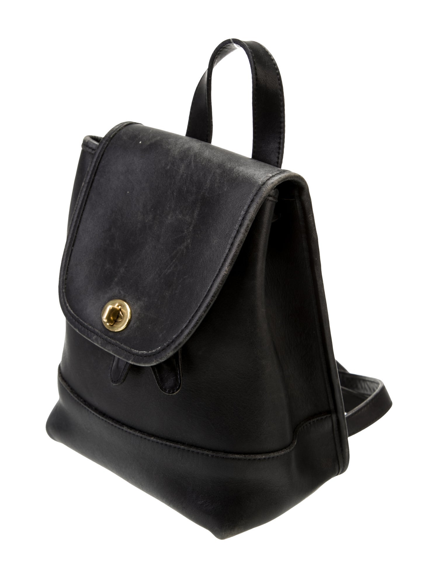 Coach Leather Backpack