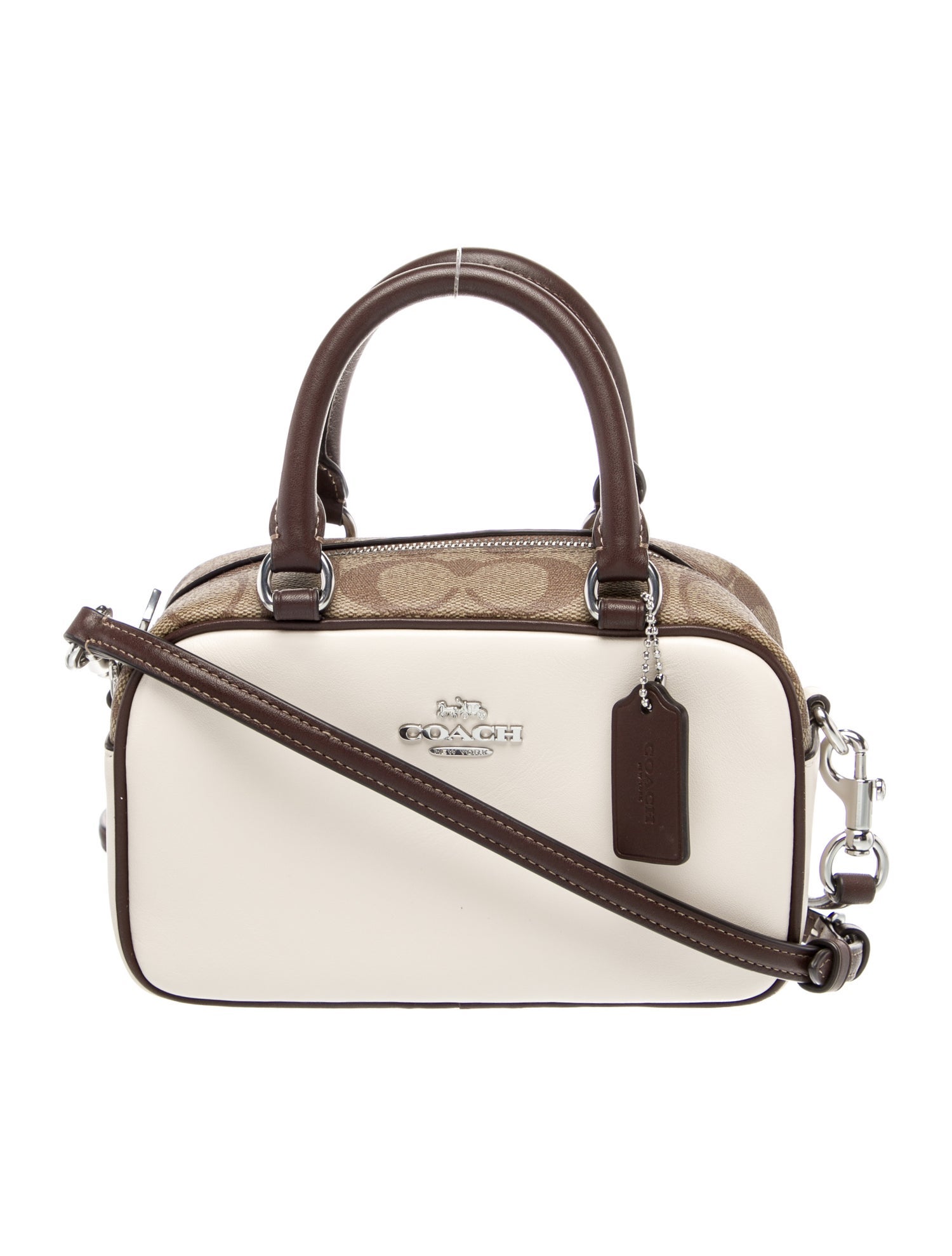 Coach Leather Top Handle Bag