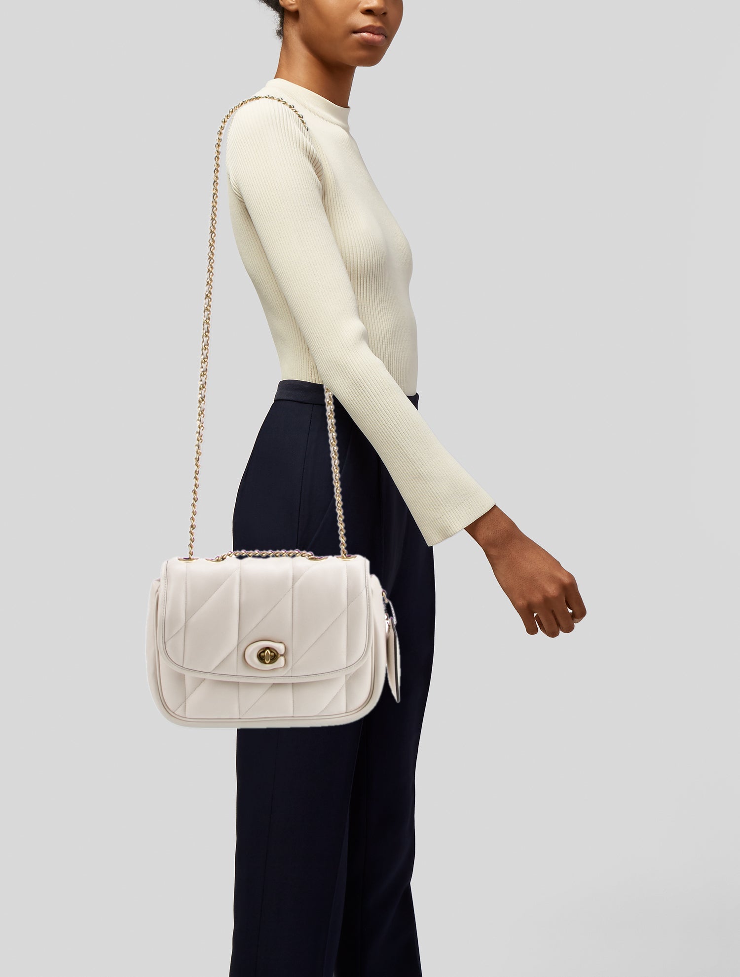 Coach Leather Shoulder Bag