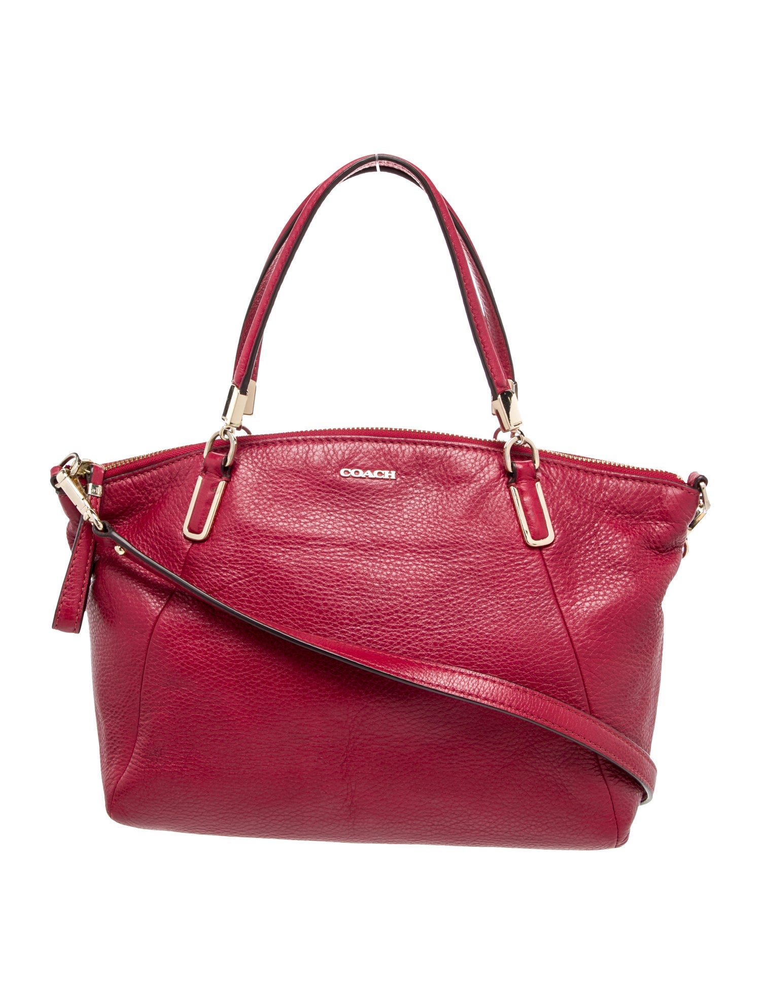 Coach Leather Top Handle Bag