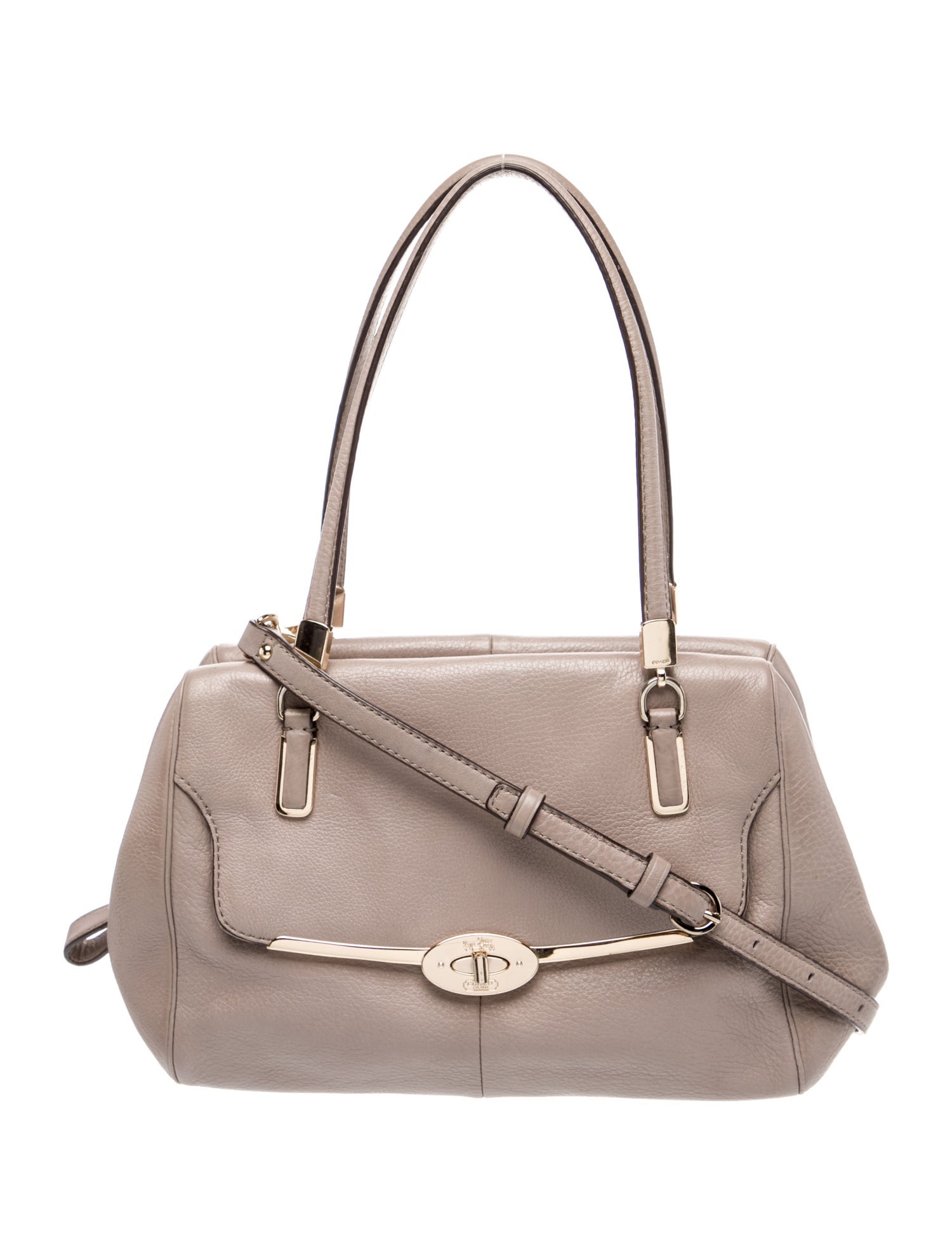 Coach Leather Top Handle Bag