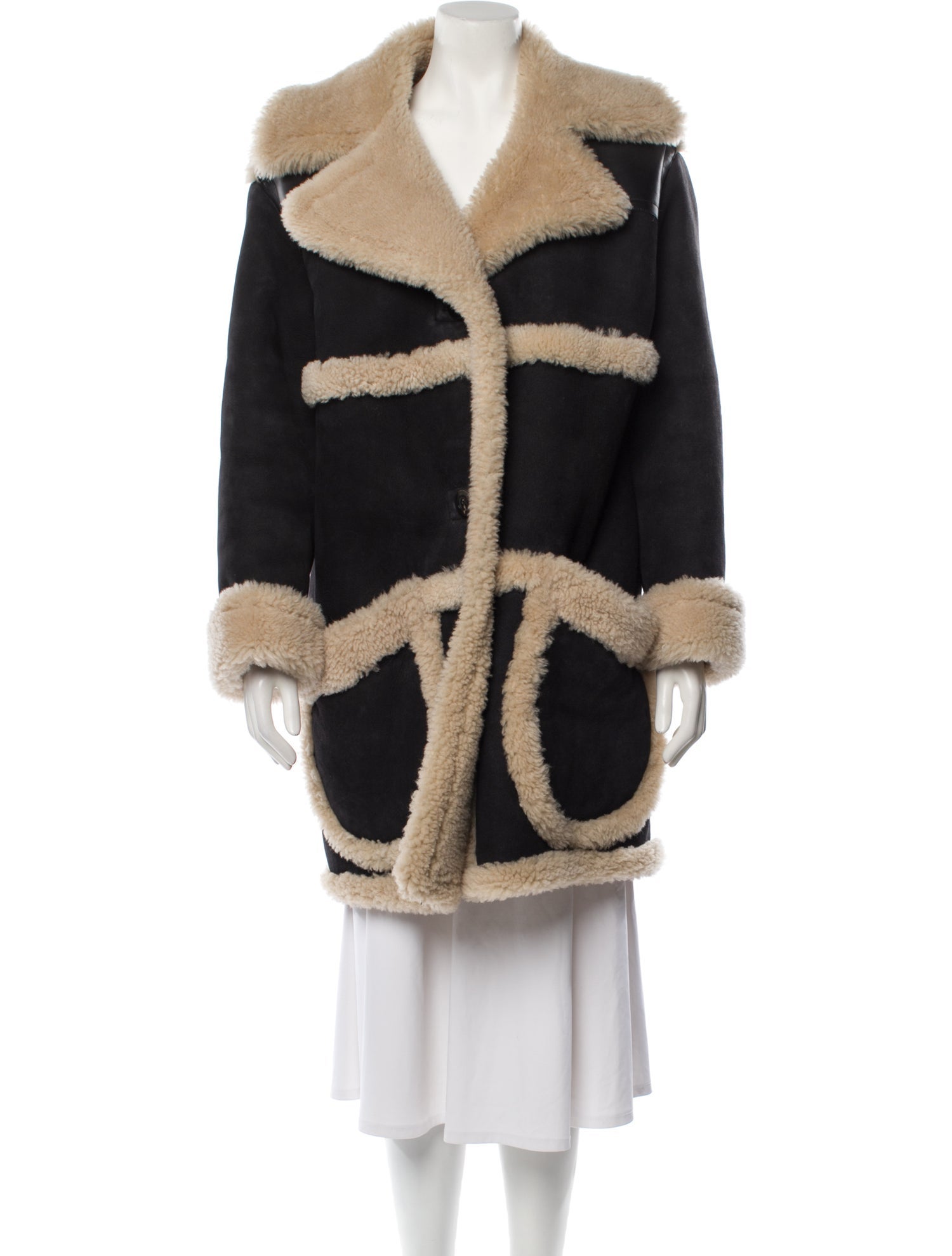 Coach Shearling Fur Coat