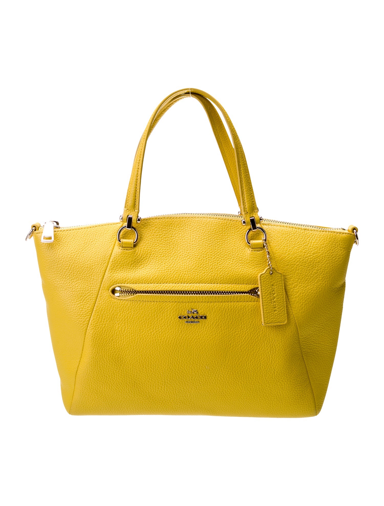 Coach Leather Top Handle Bag