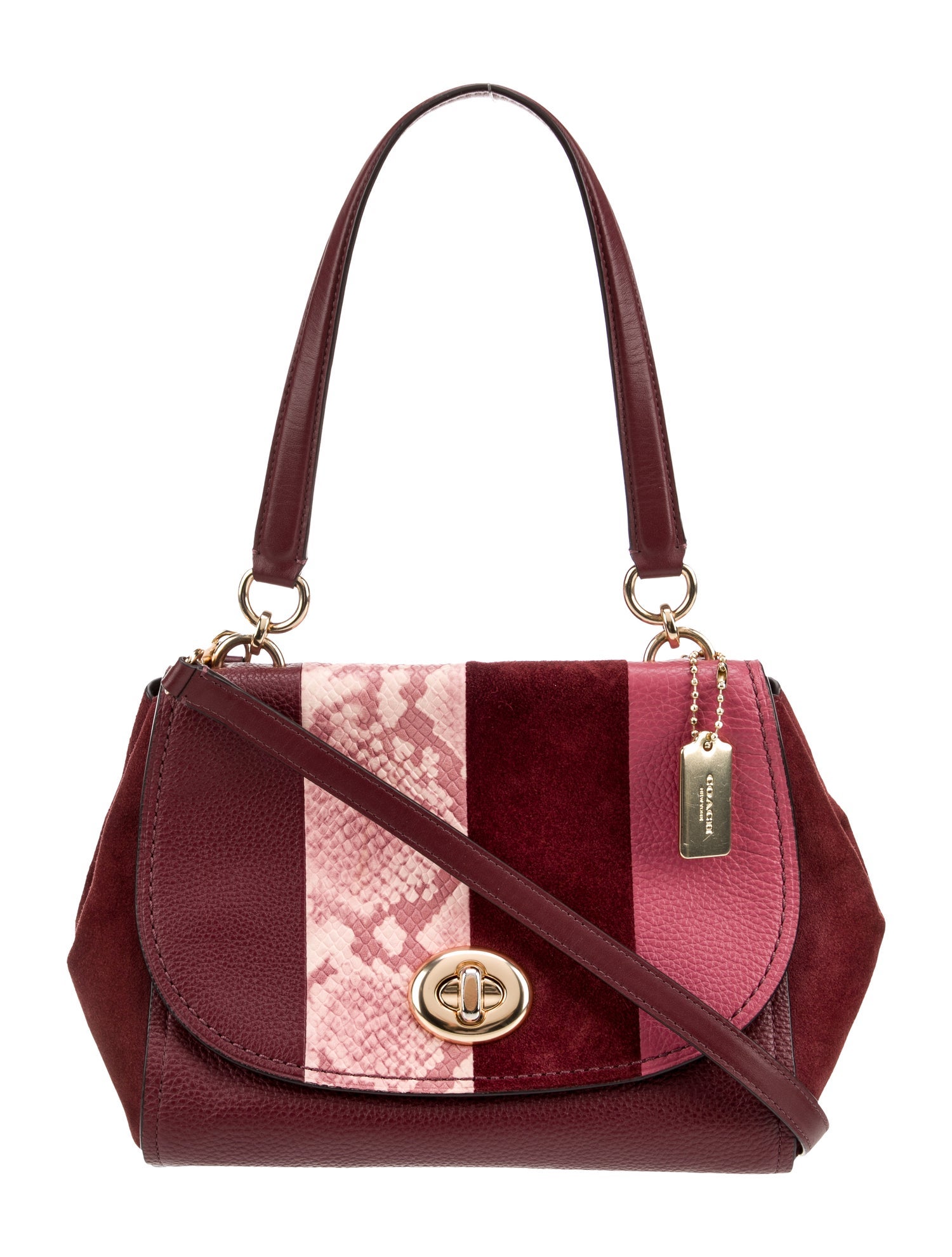 Coach Leather Top Handle Bag