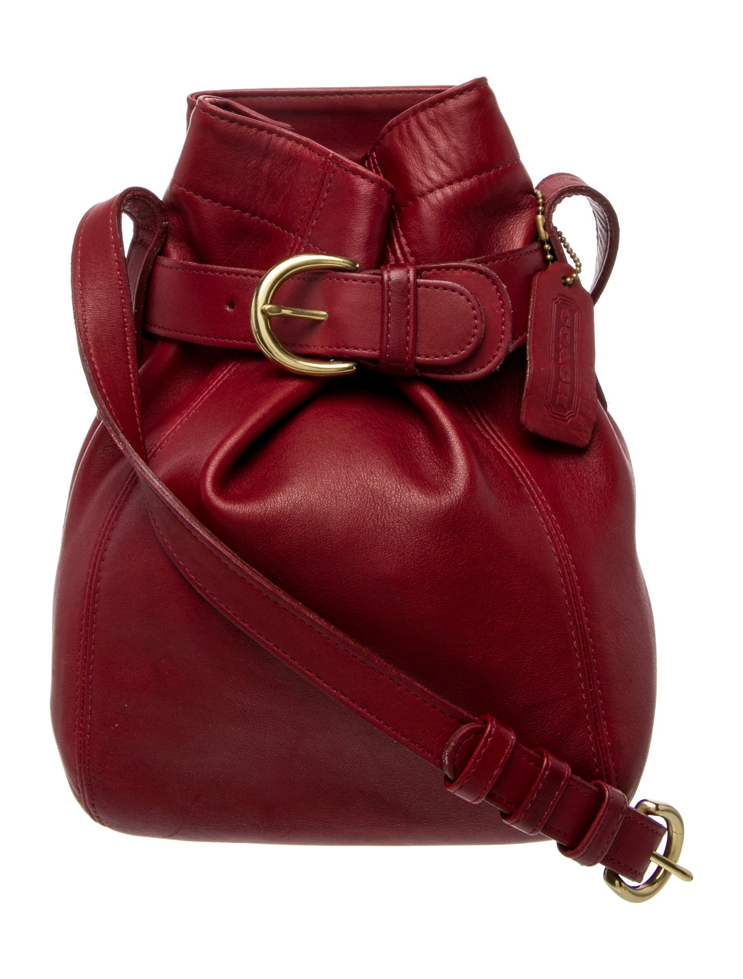 Coach Leather Backpack