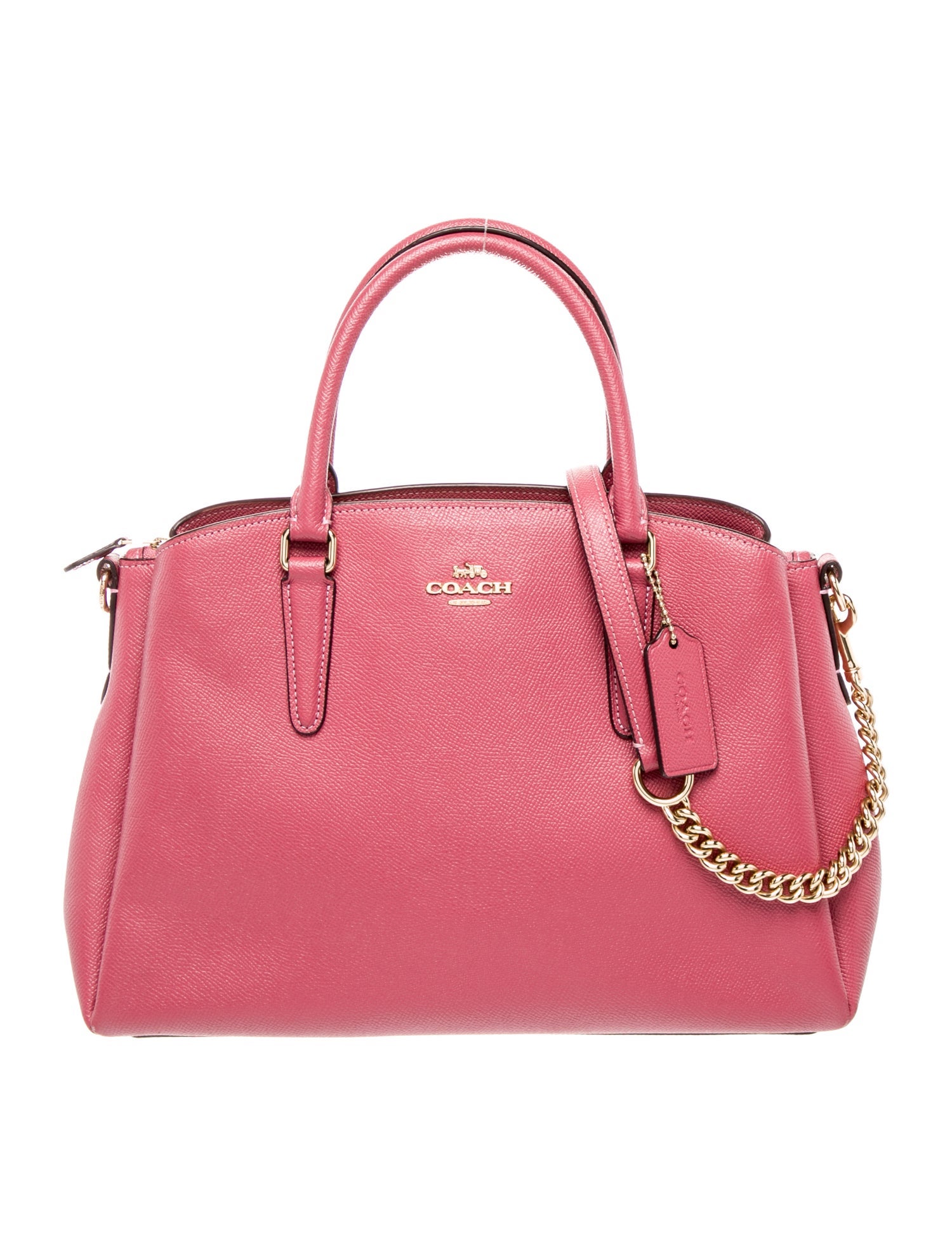 Coach Leather Top Handle Bag