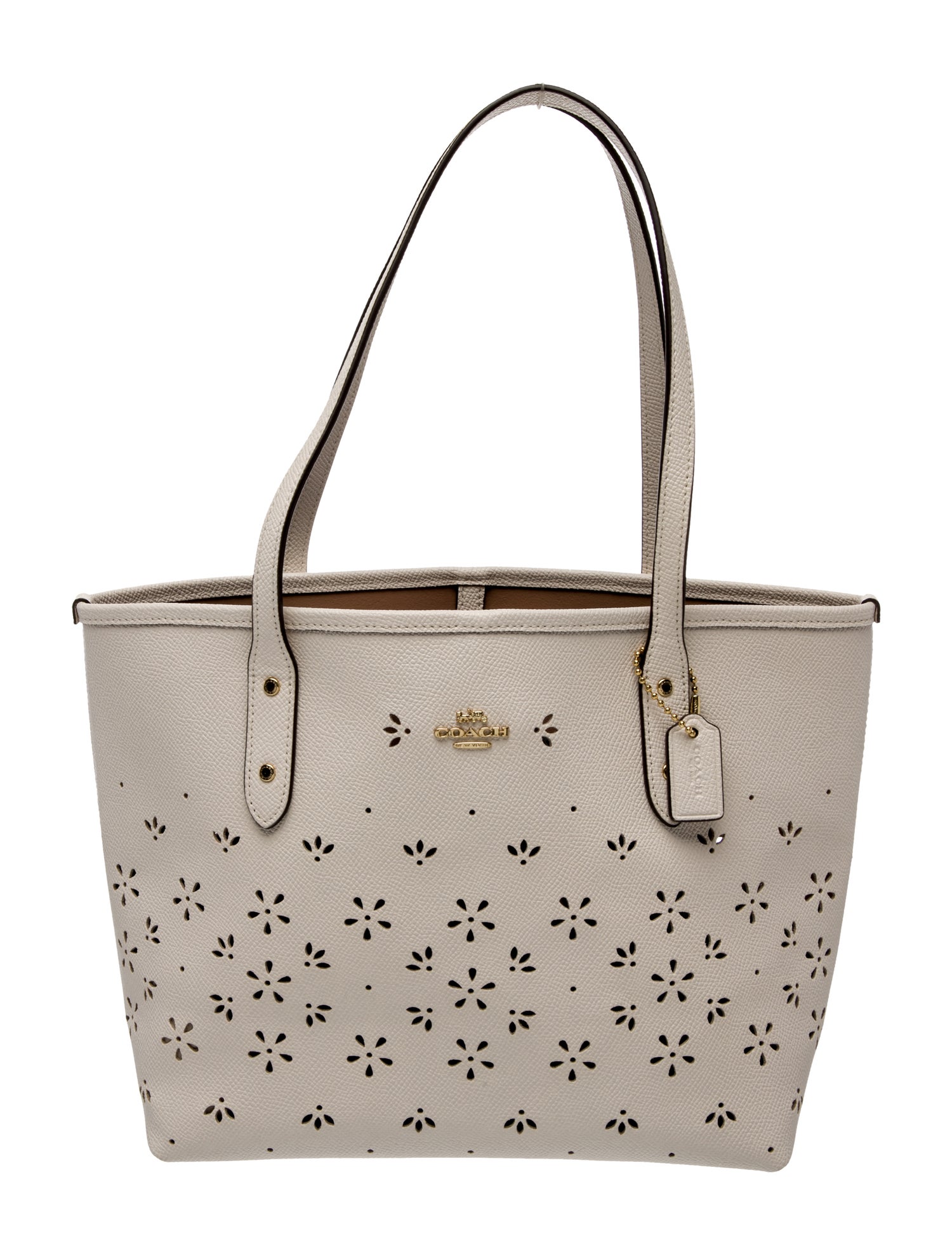 Coach Leather Top Handle Bag