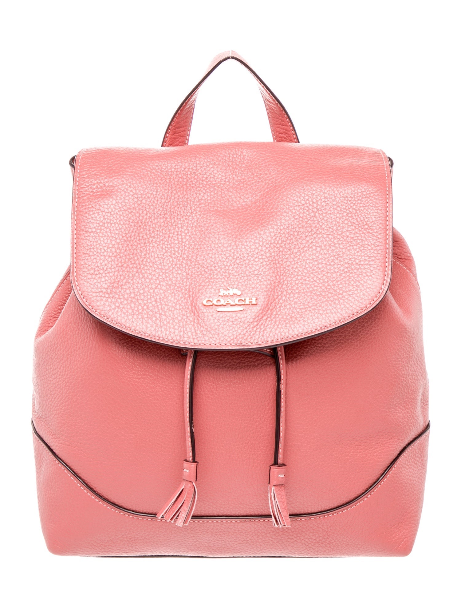 Coach Leather Backpack