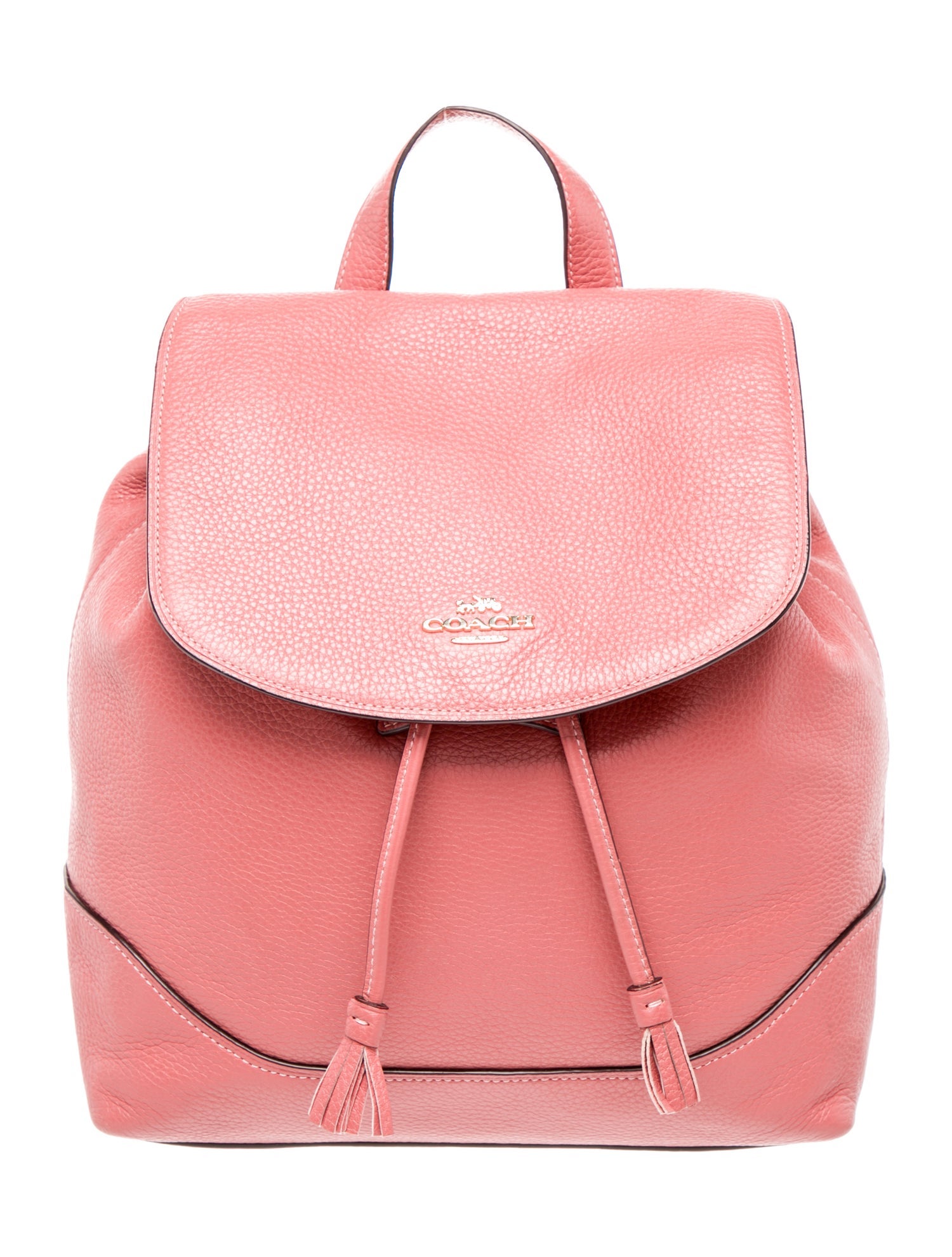 Coach Leather Backpack