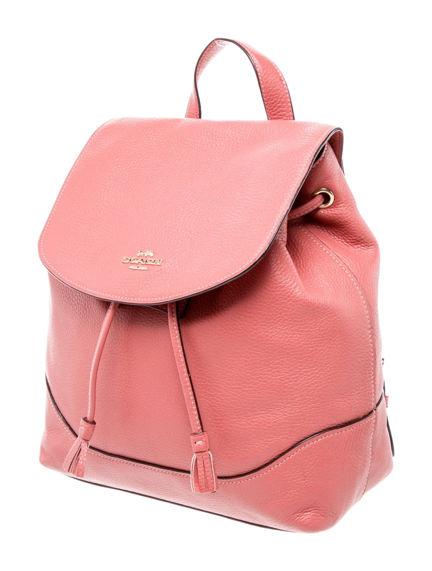 Coach Leather Backpack