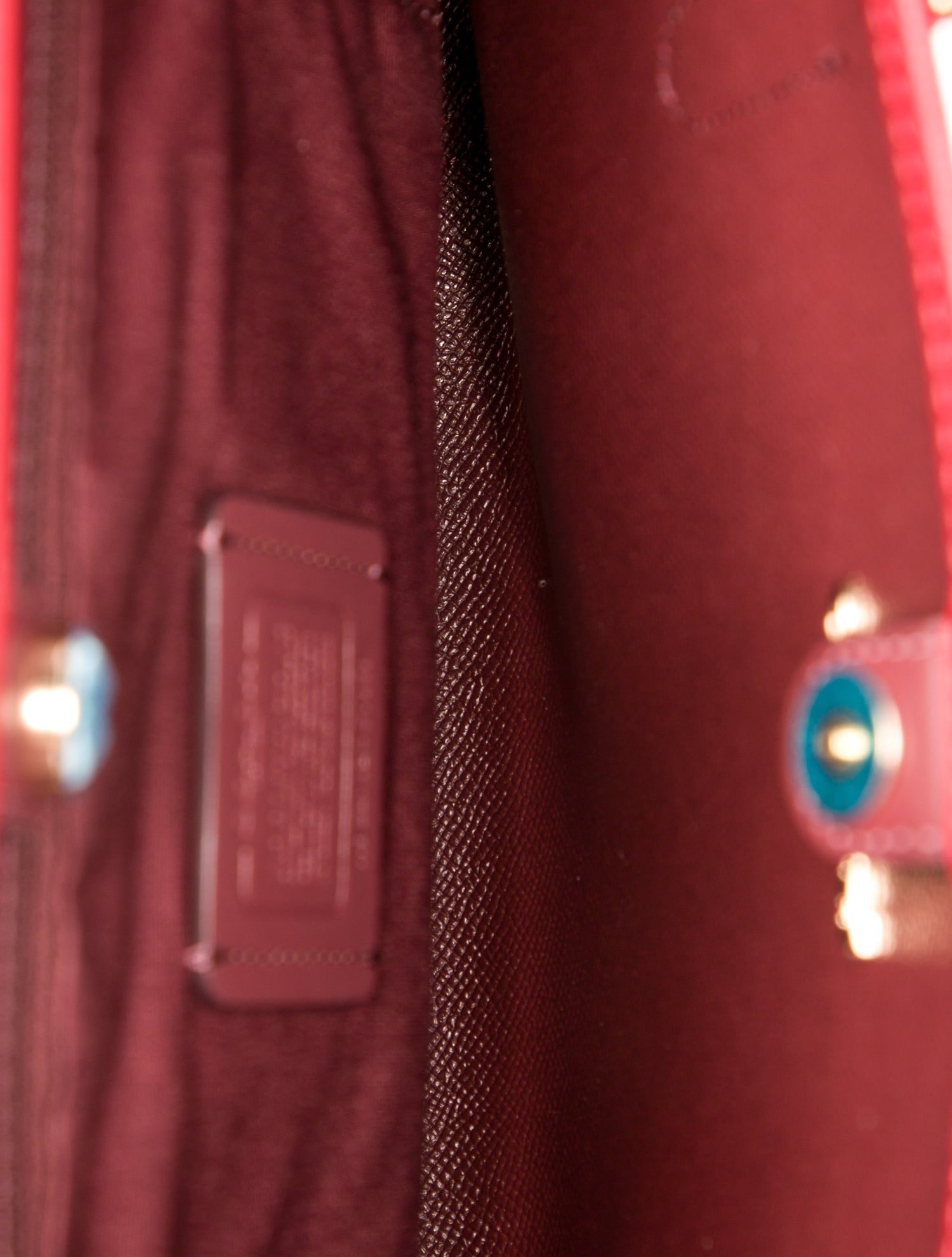 Coach Leather Shoulder Bag