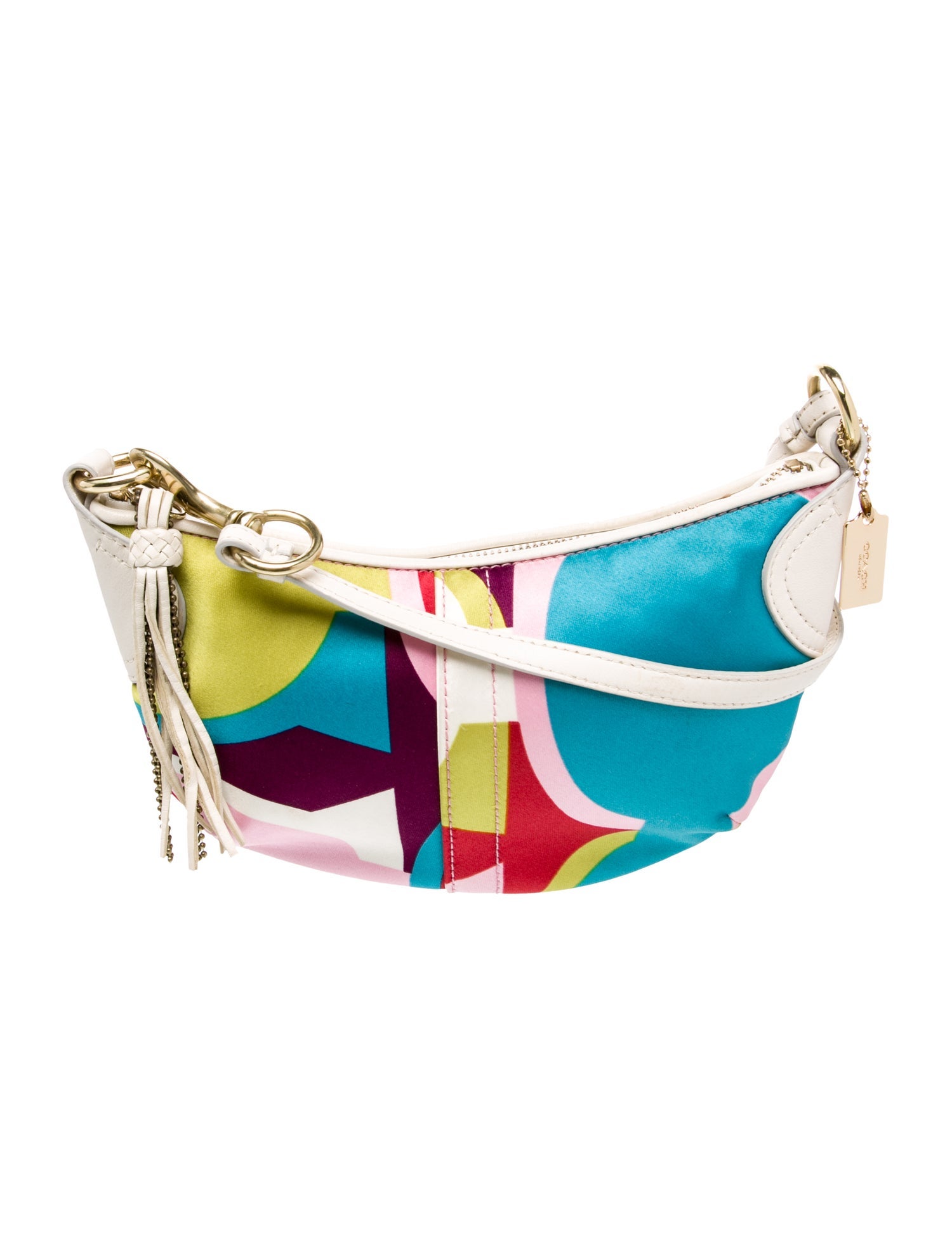 Coach Satin Shoulder Bag