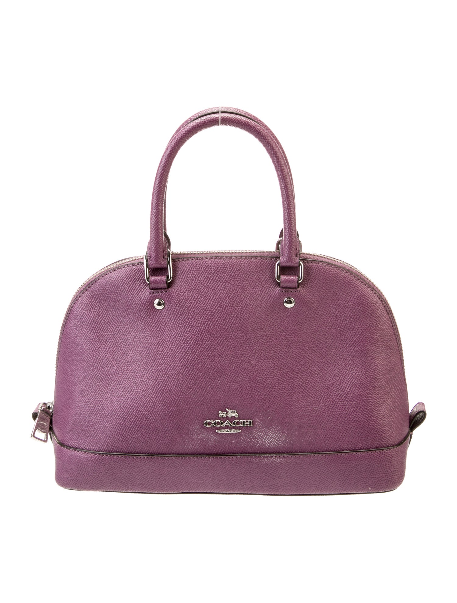 Coach Saffiano Leather Top Handle Bag