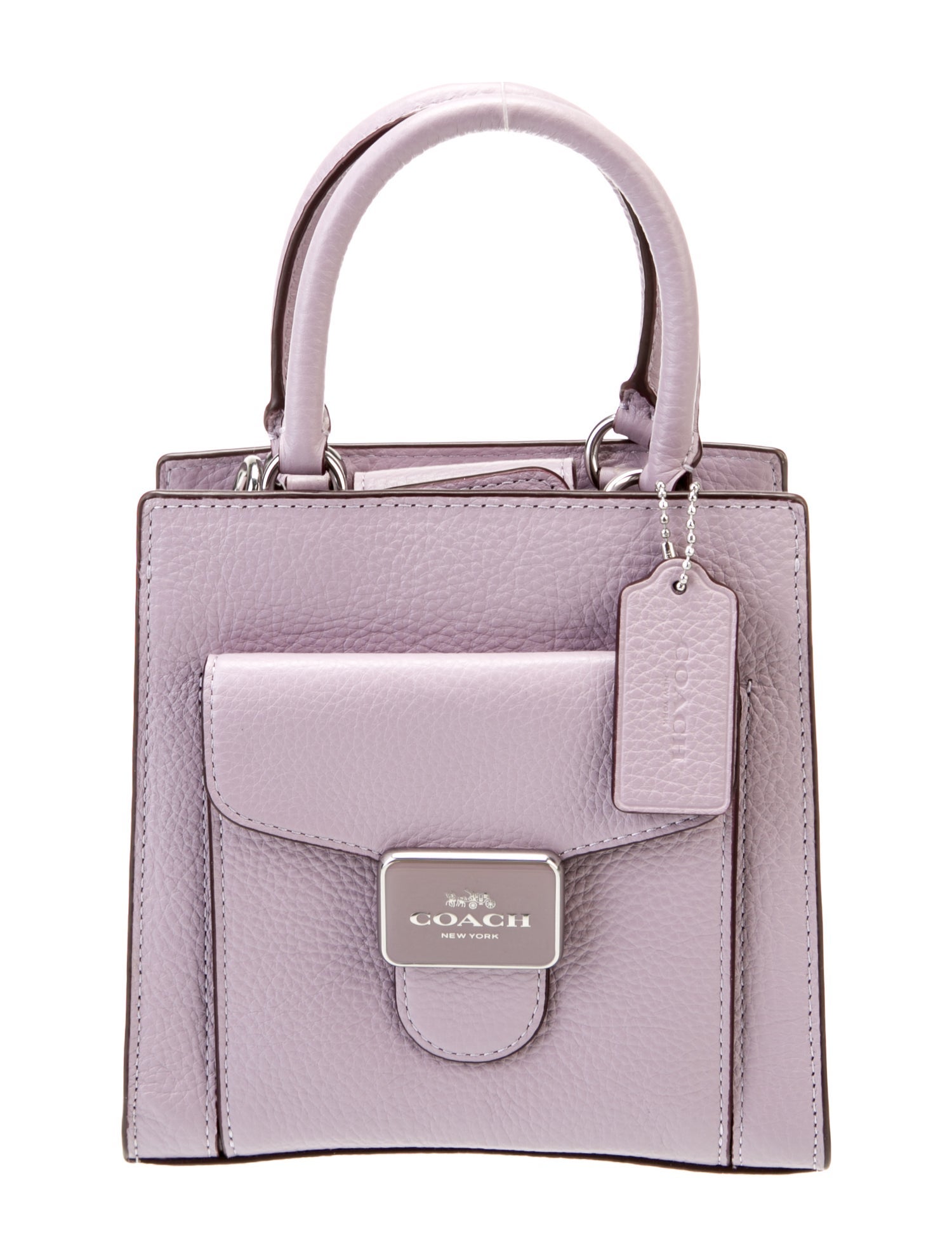 Coach Leather Top Handle Bag