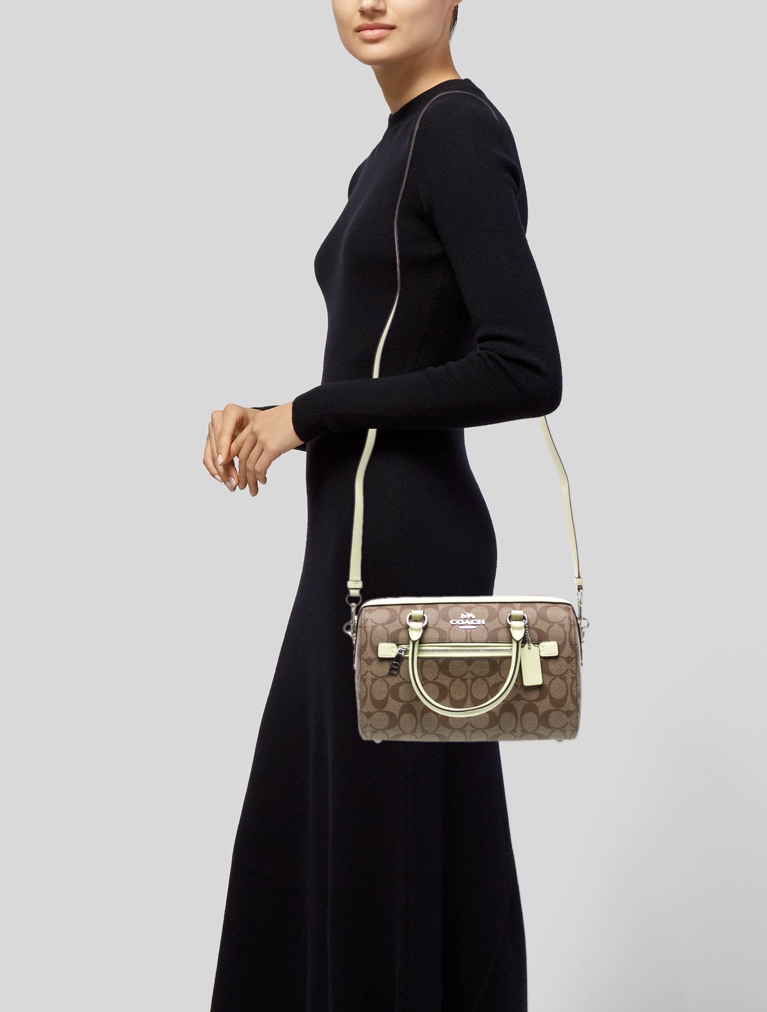 Coach Canvas Top Handle Bag w/ Tags