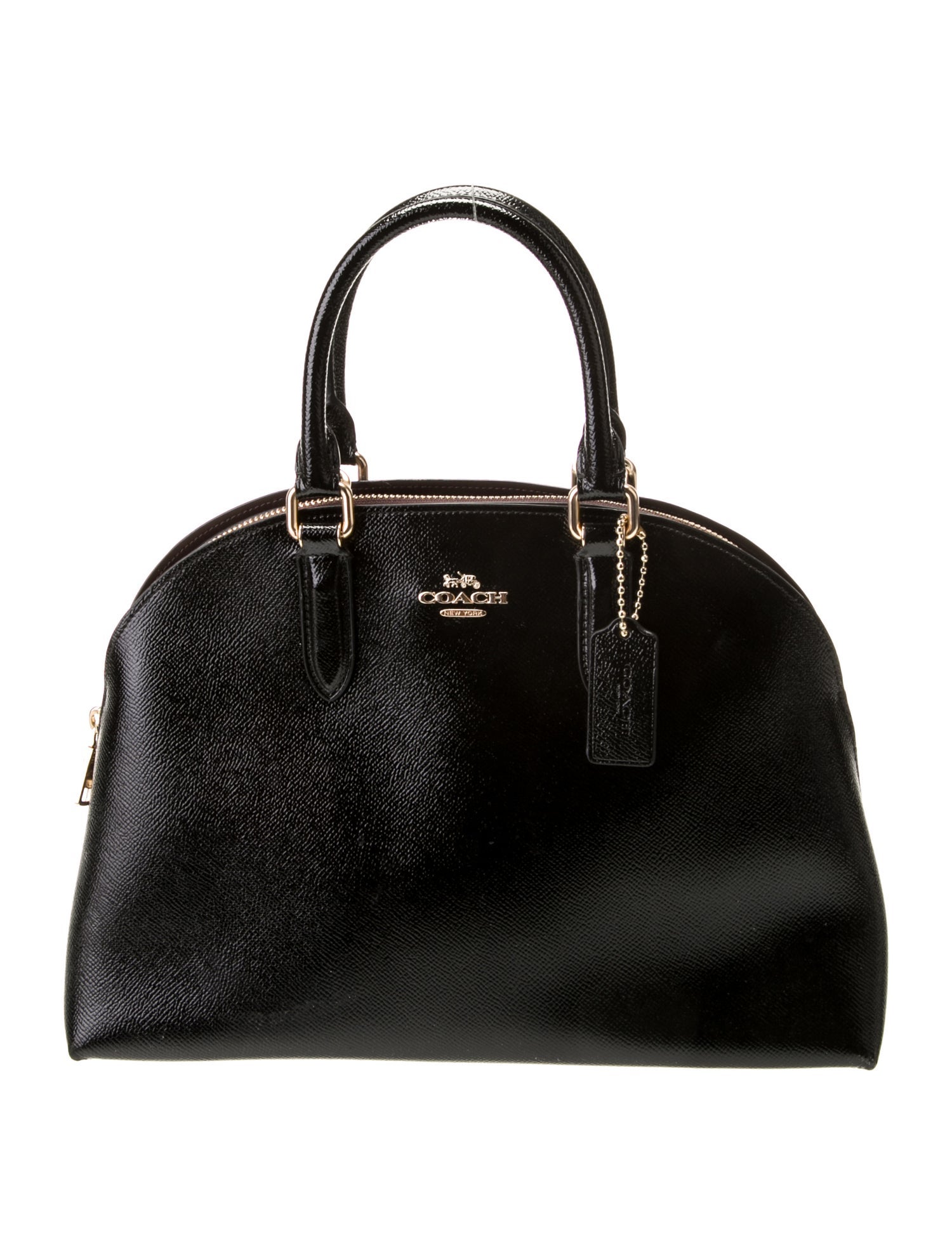 Coach Leather Top Handle Bag