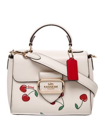 Coach Leather Top Handle Bag