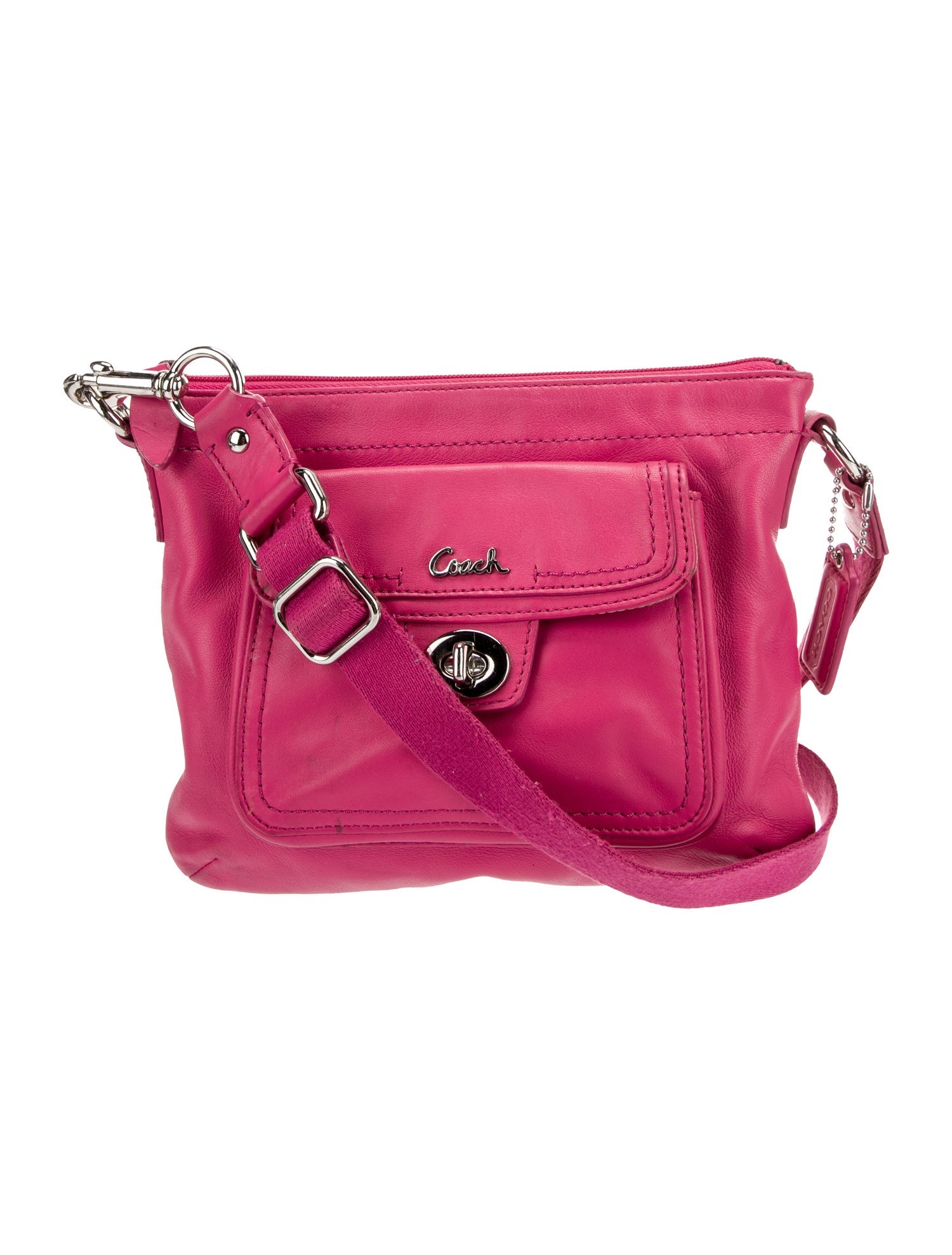 Coach Leather Messenger Bag