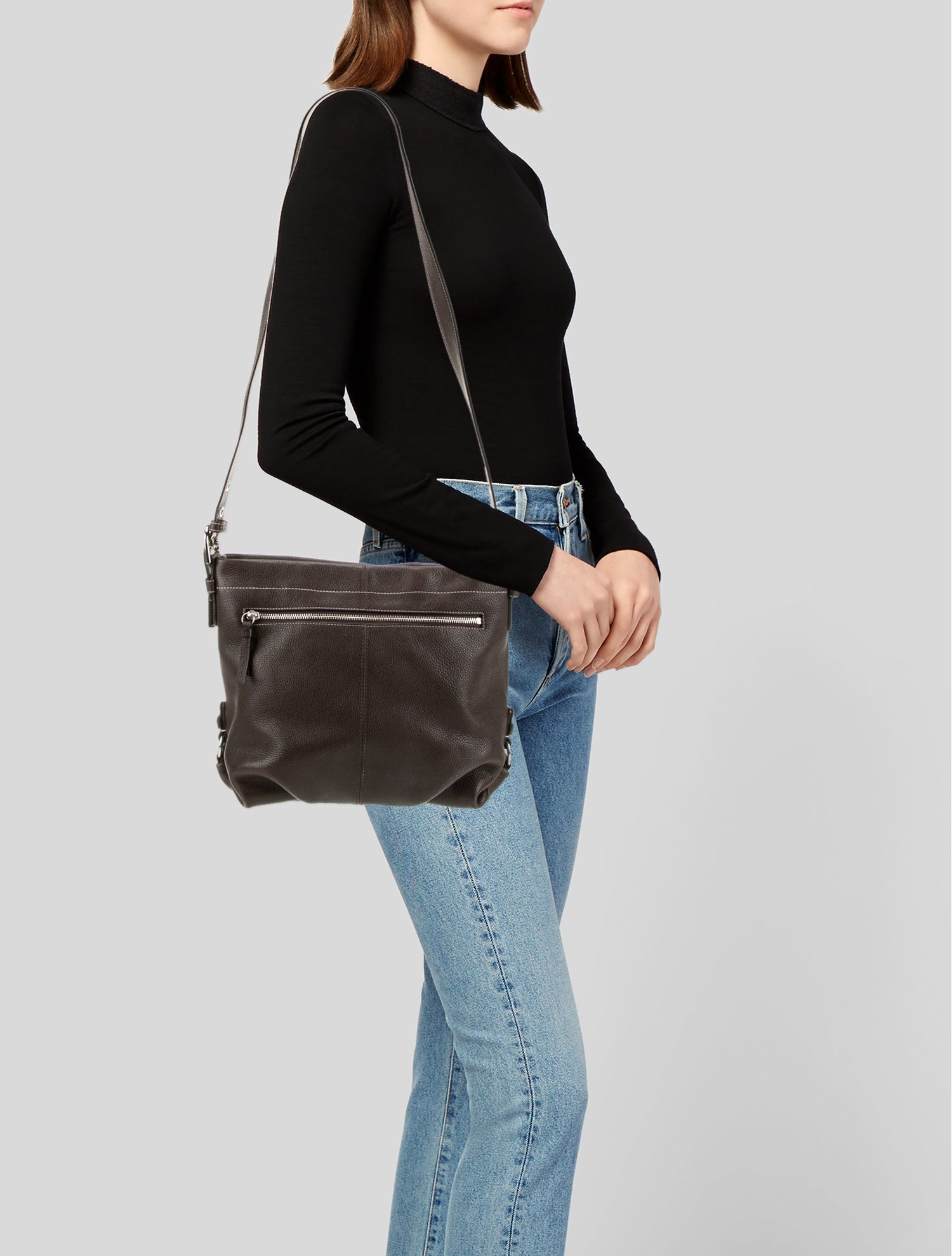 Coach Leather Messenger Bag