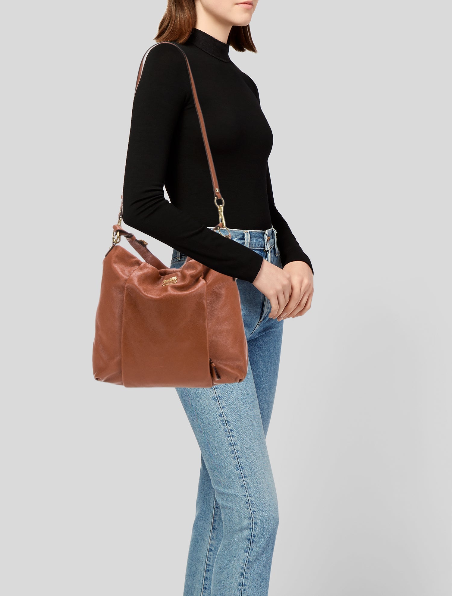 Coach Leather Top Handle Bag