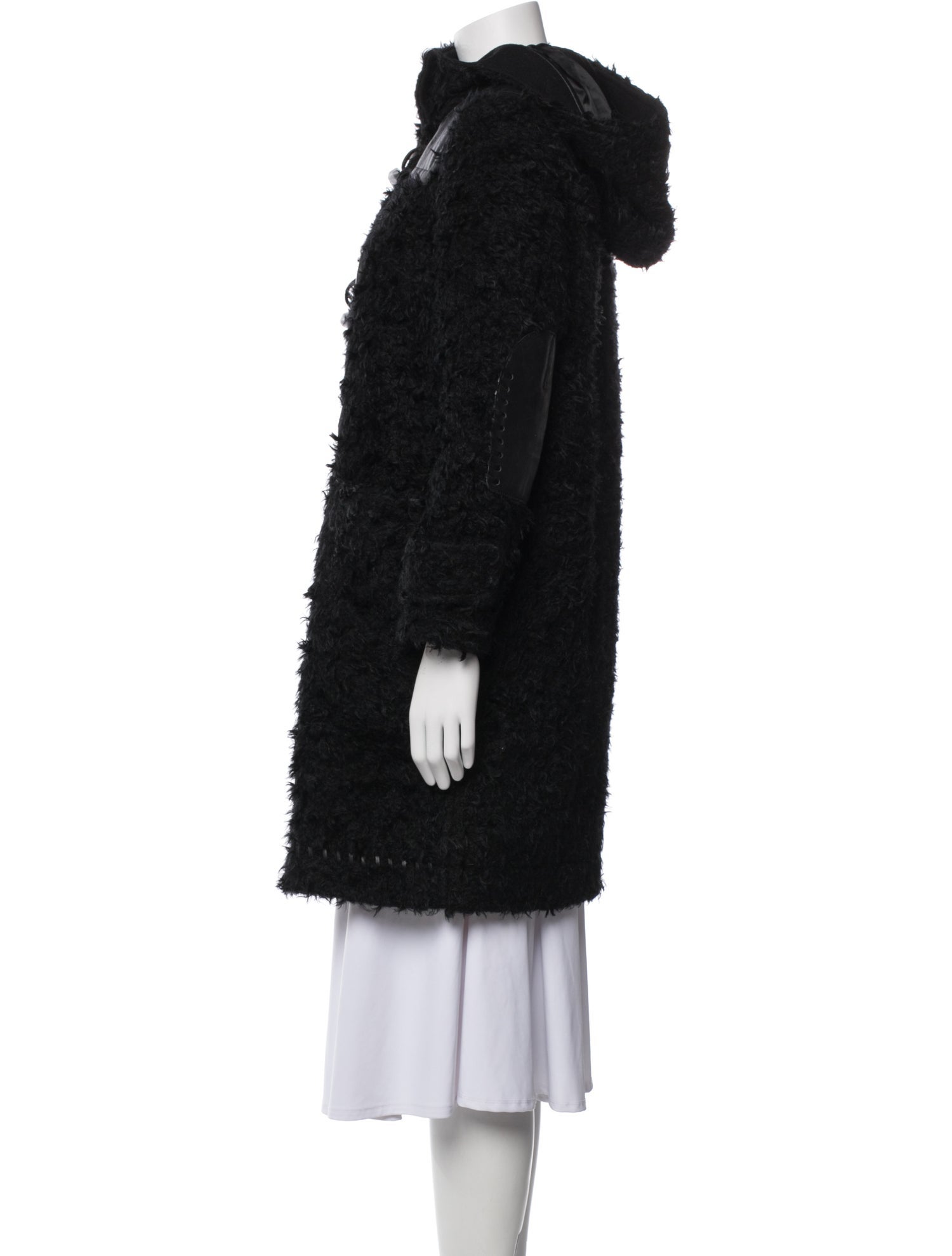 Coach Mohair Faux Fur Coat