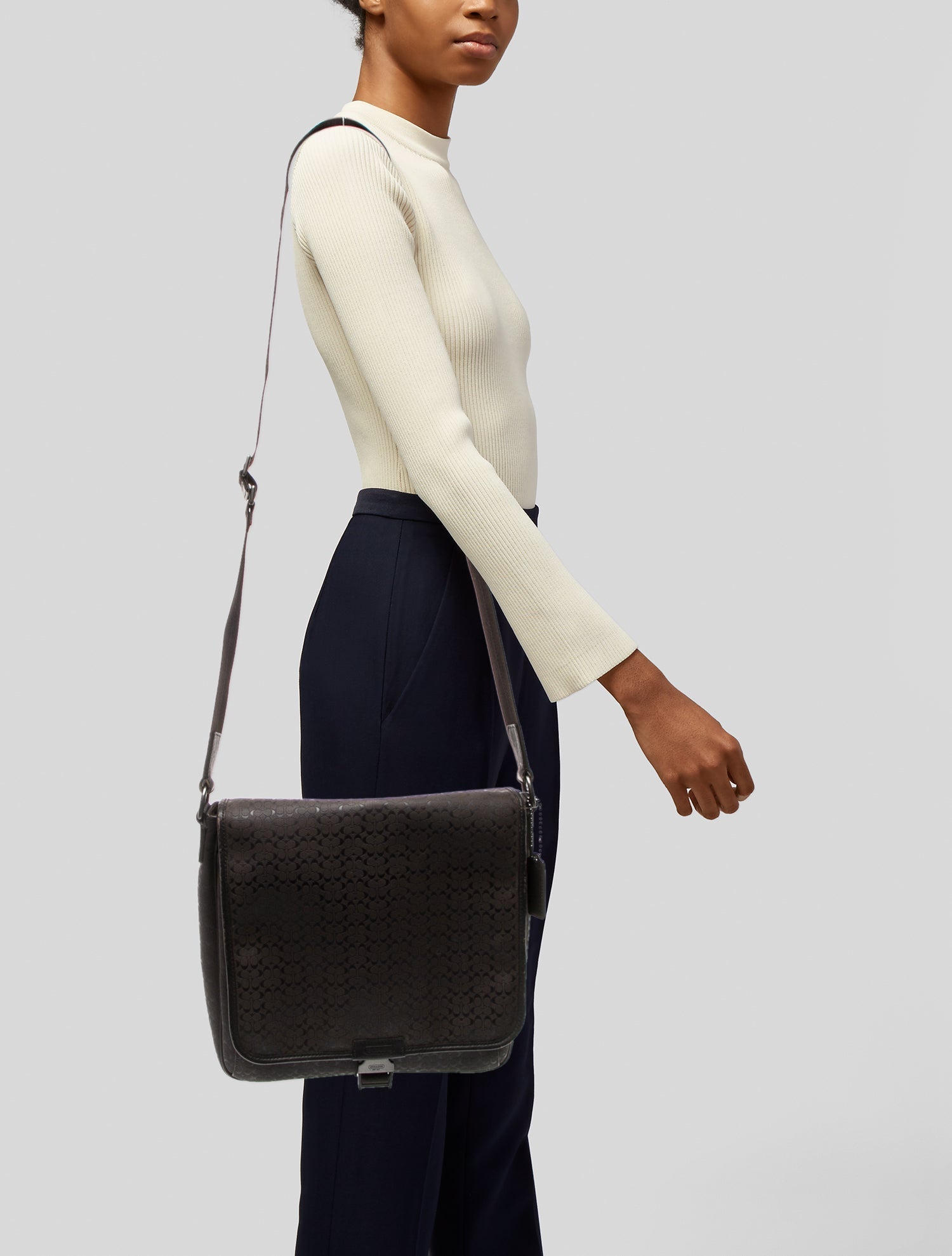 Coach Canvas Messenger Bag