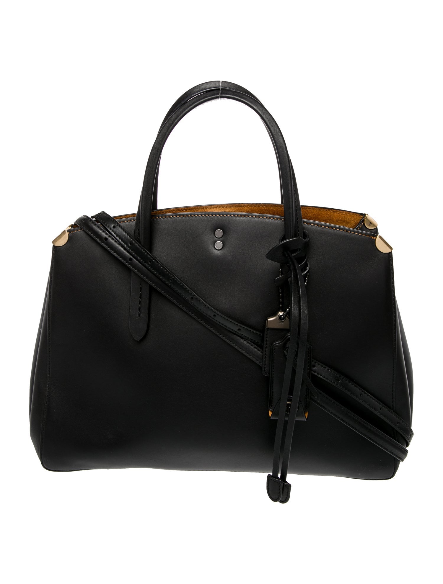 Coach Leather Top Handle Bag