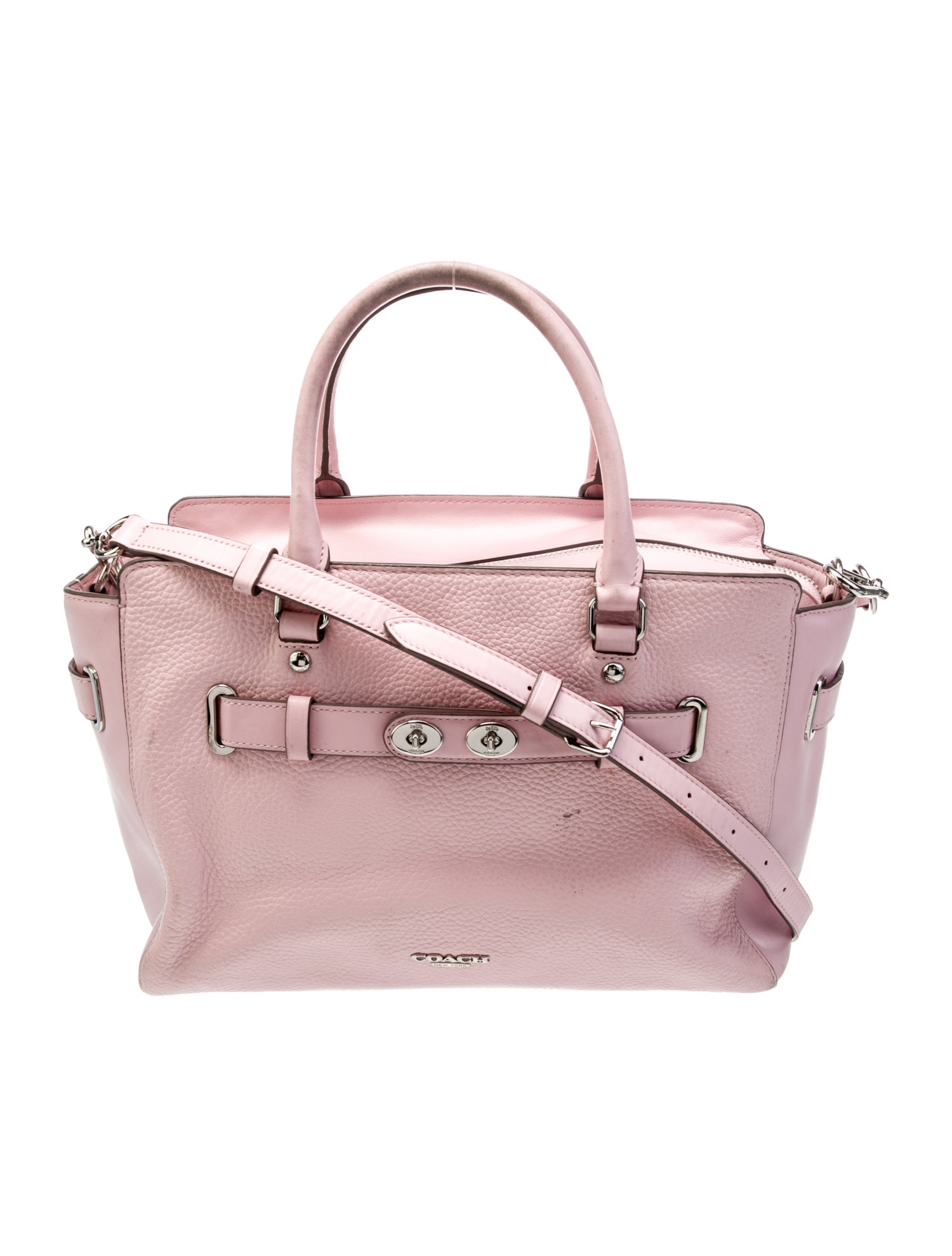 Coach Leather Top Handle Bag