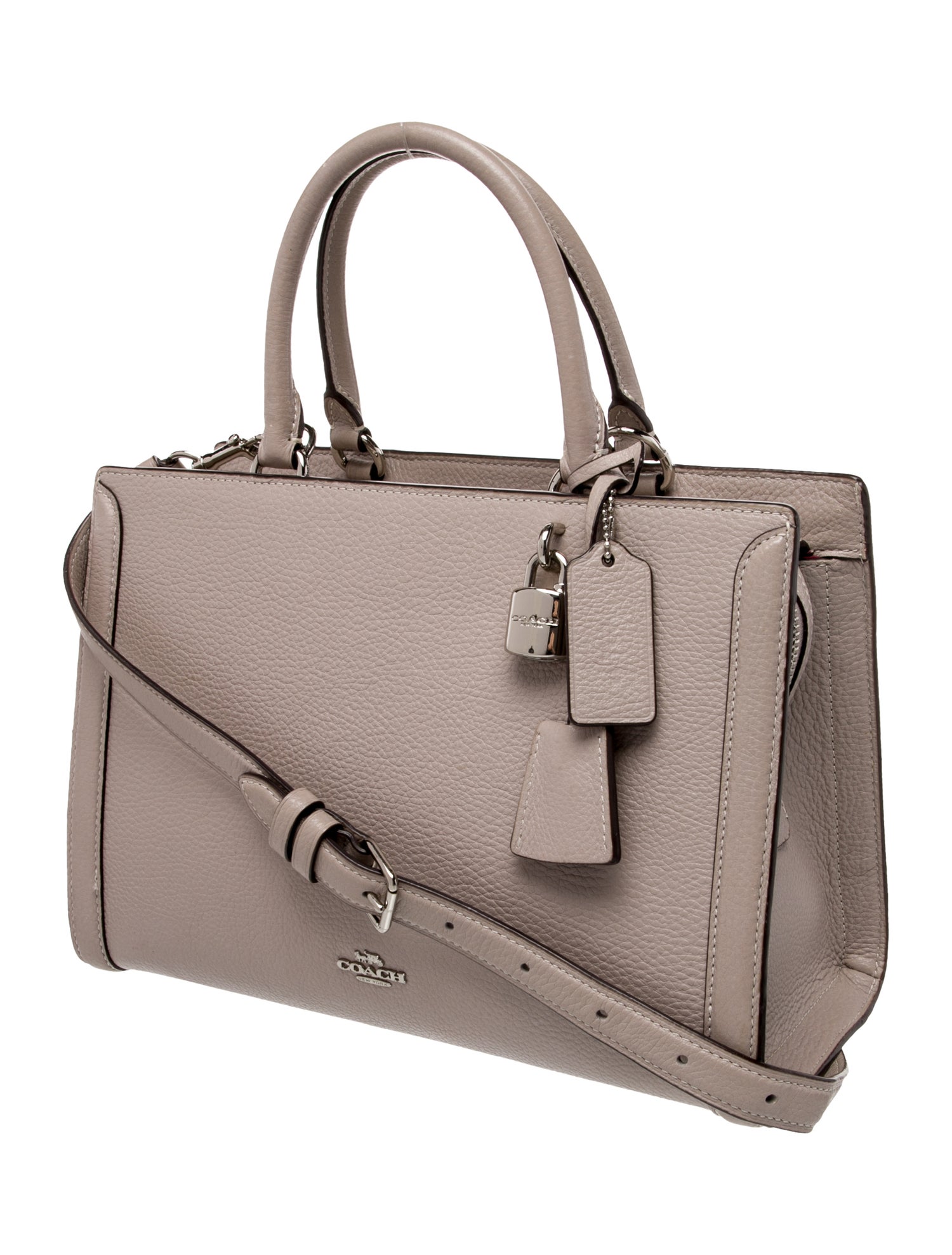 Coach Leather Top Handle Bag