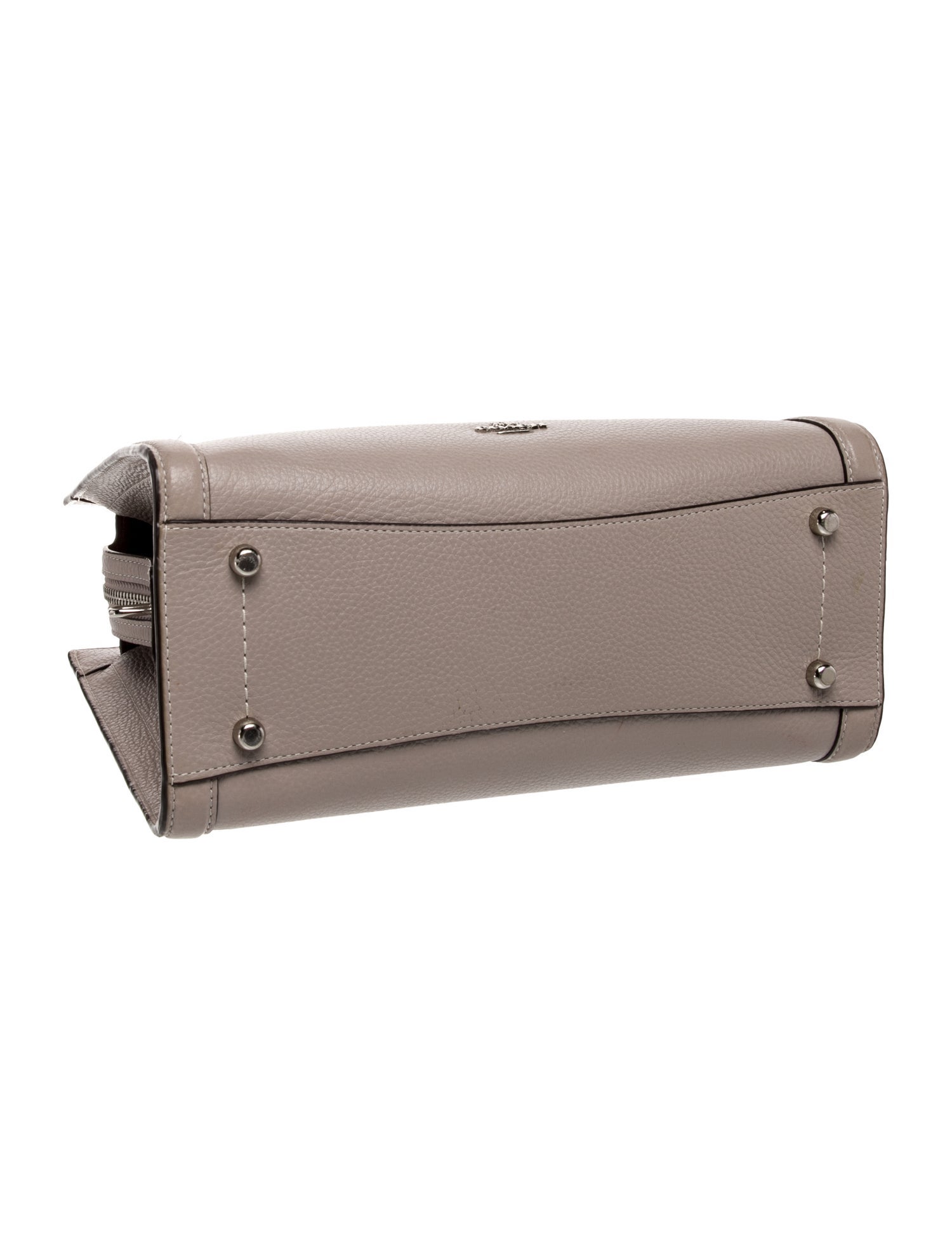 Coach Leather Top Handle Bag