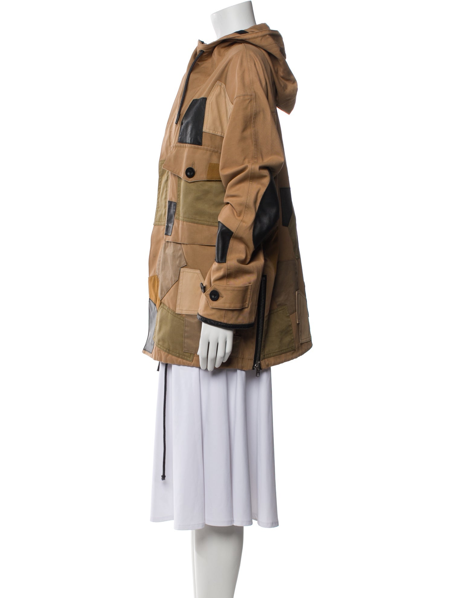 Coach Colorblock Pattern Utility Jacket