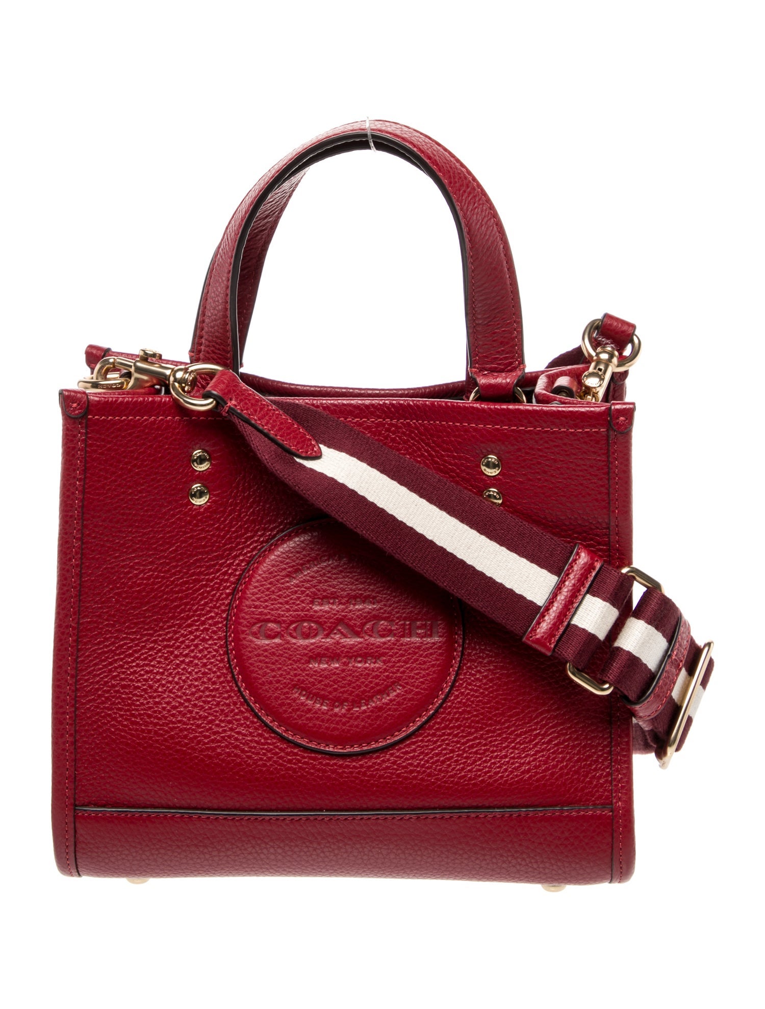 Coach Leather Top Handle Bag