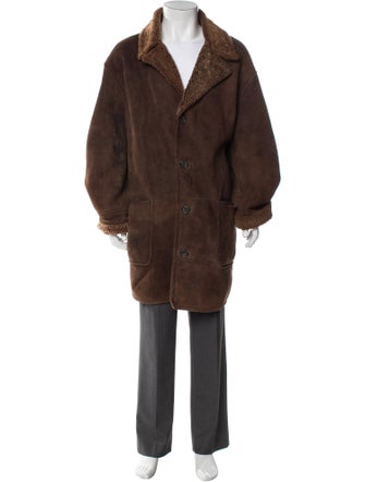 Coach Shearling Overcoat