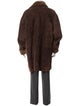 Coach Shearling Overcoat