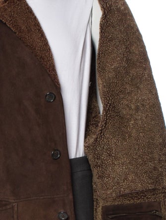 Coach Shearling Overcoat