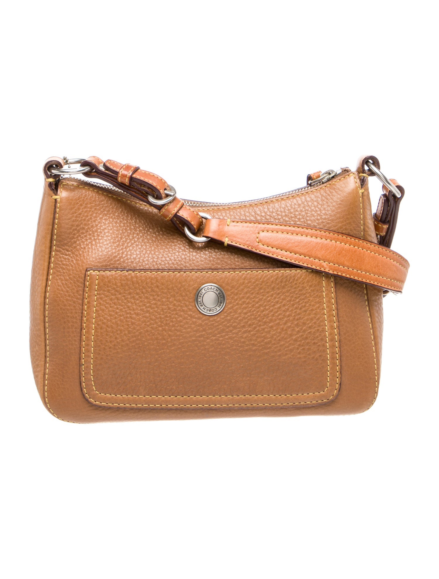 Coach Leather Top Handle Bag