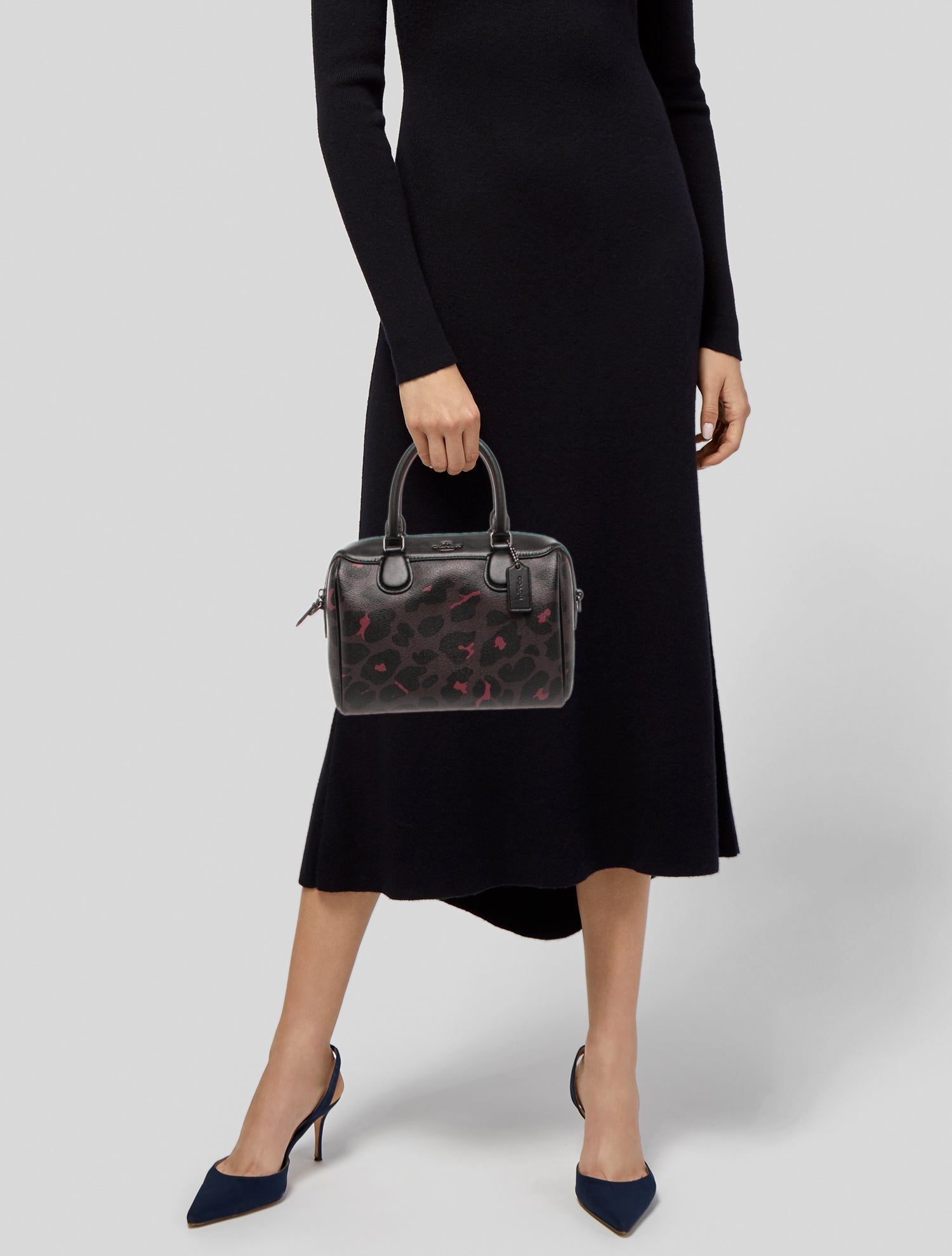 Coach Leather Top Handle Bag