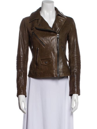 Coach Leather Biker Jacket