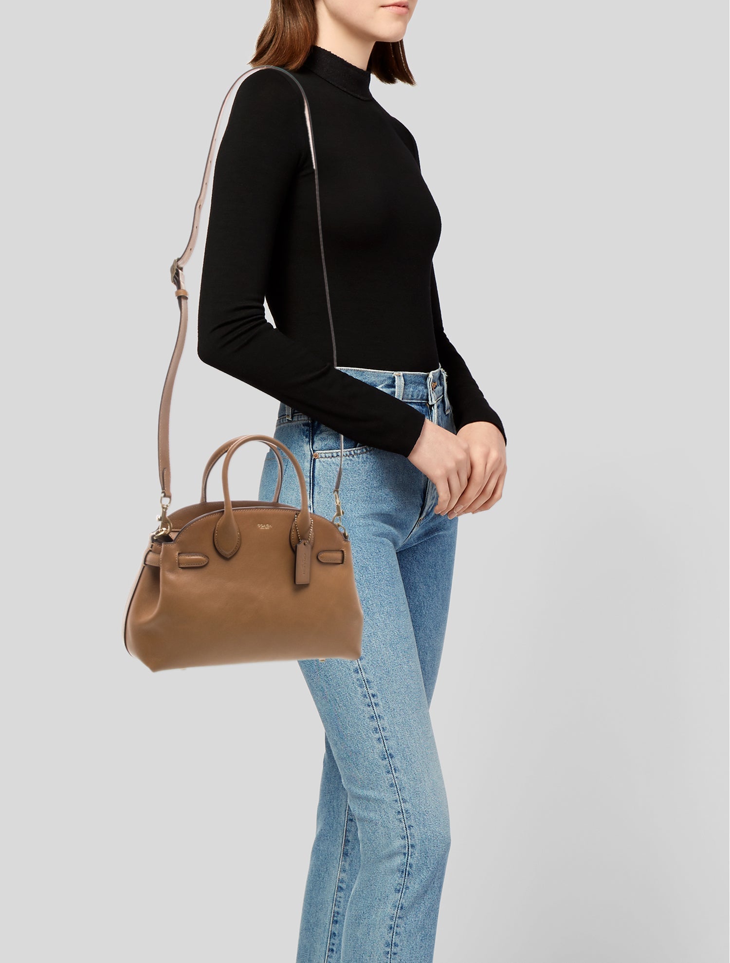 Coach Leather Handle Bag