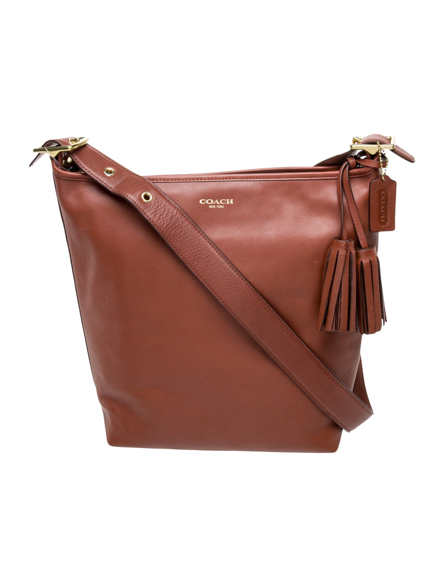 Coach Leather Messenger Bag