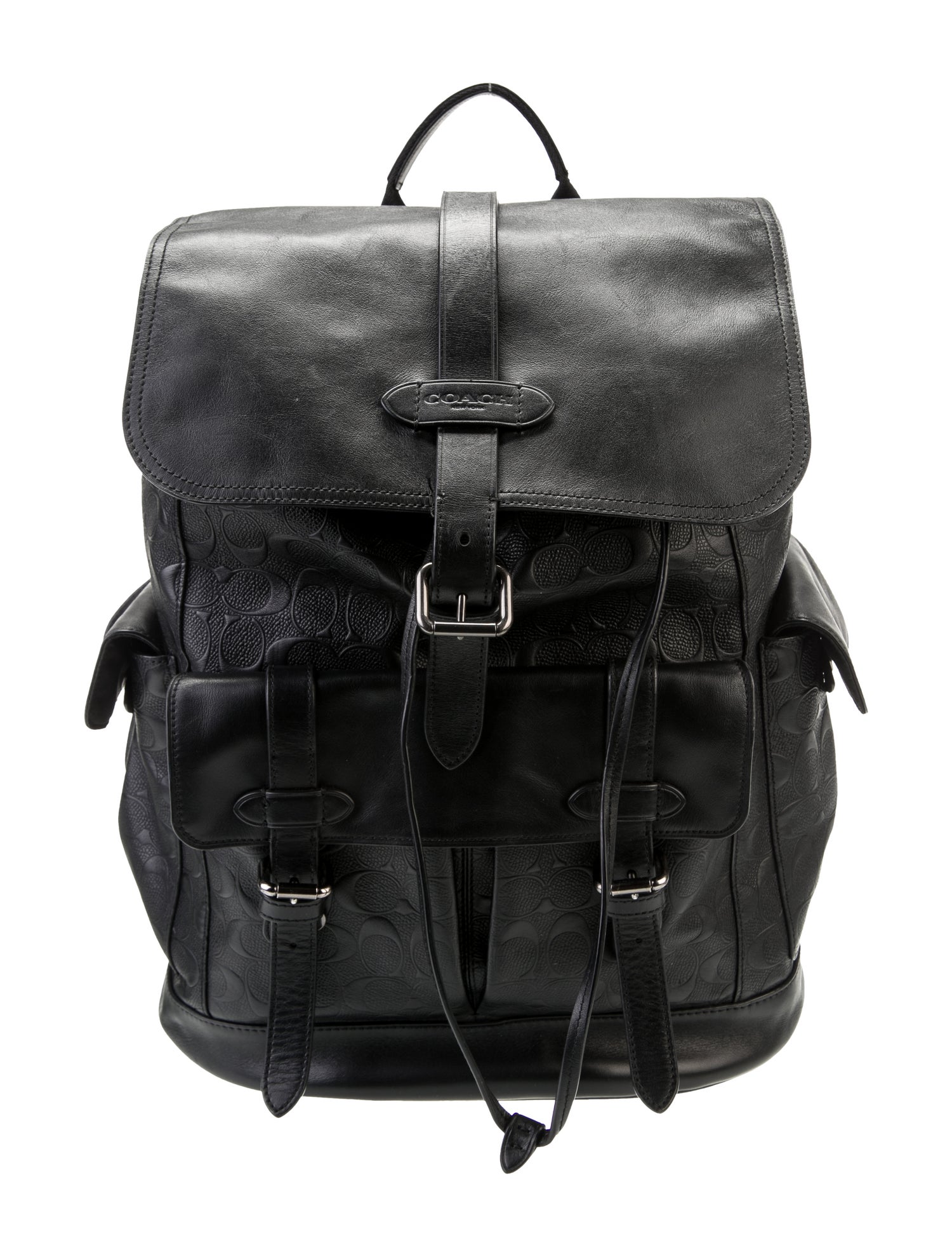 Coach Leather Backpack