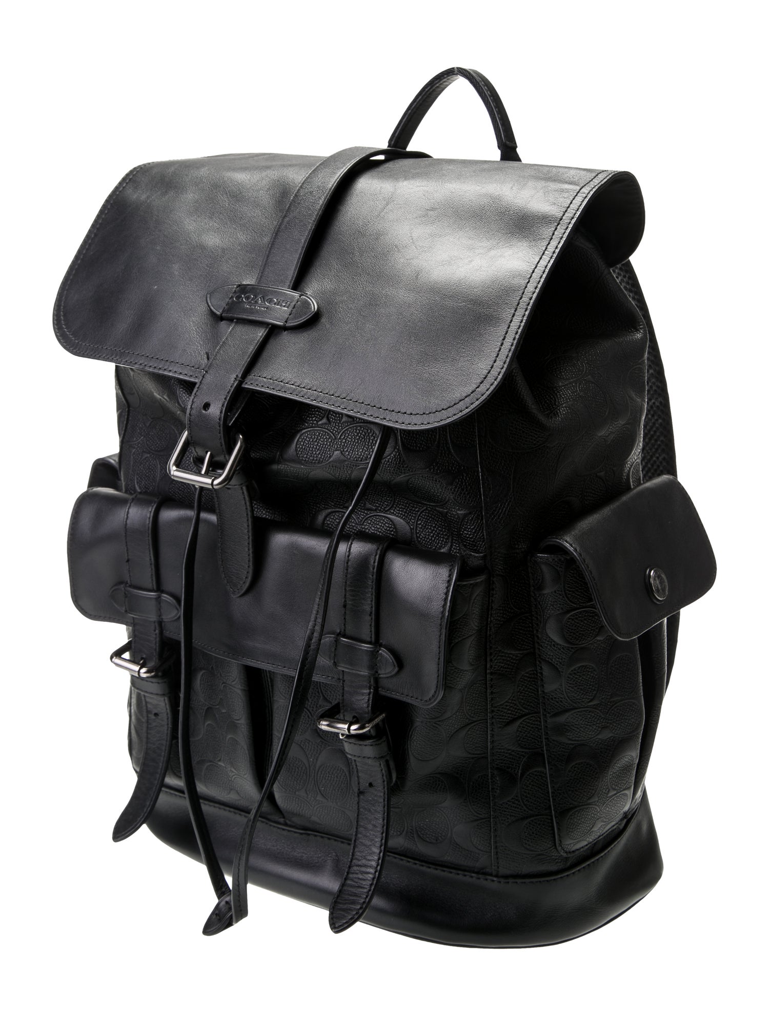 Coach Leather Backpack