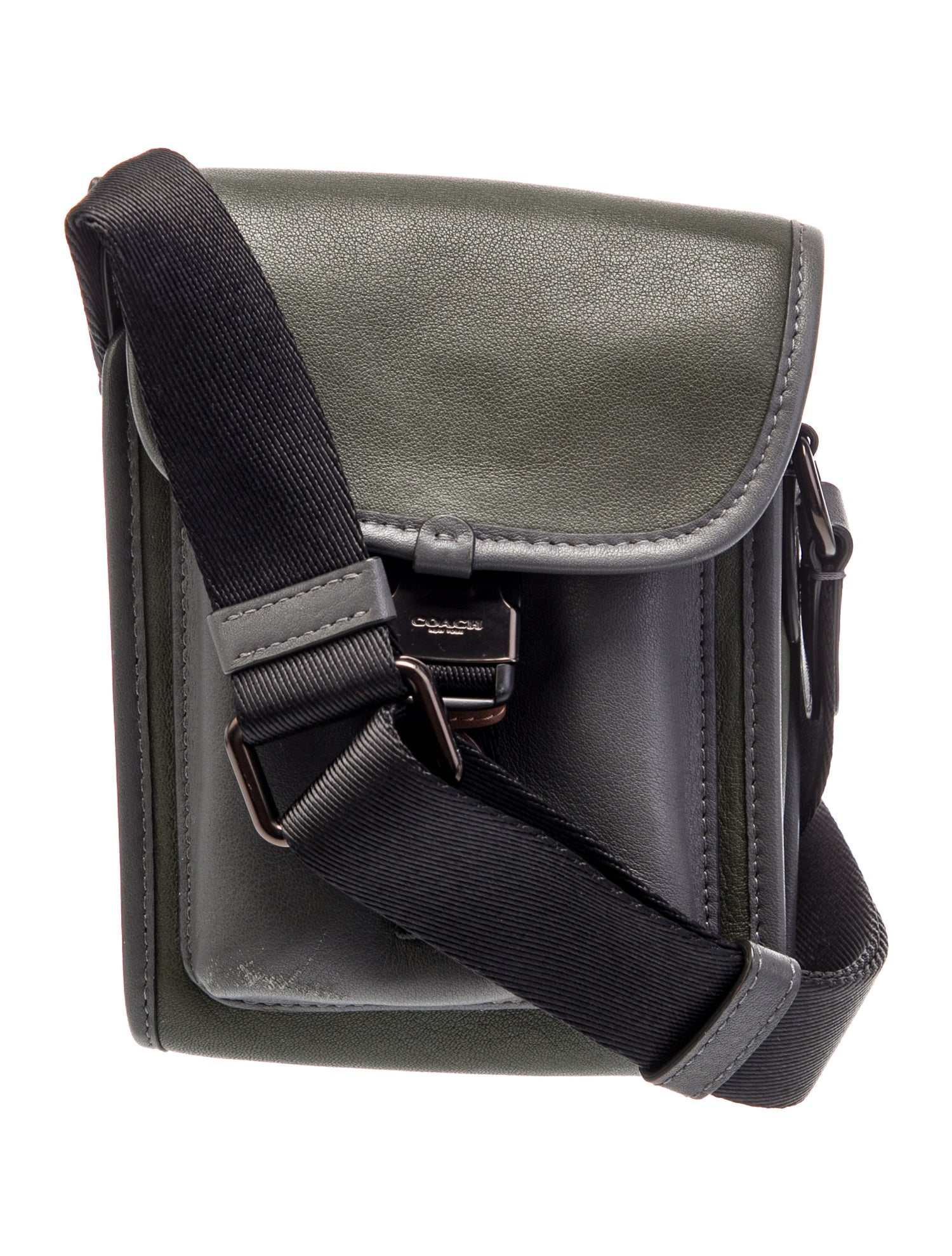 Coach Leather Messenger Bag