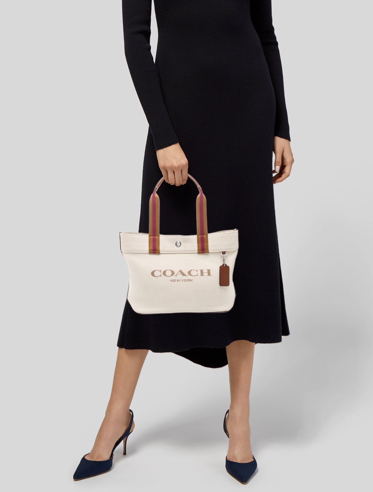 Coach Canvas Top Handle Bag