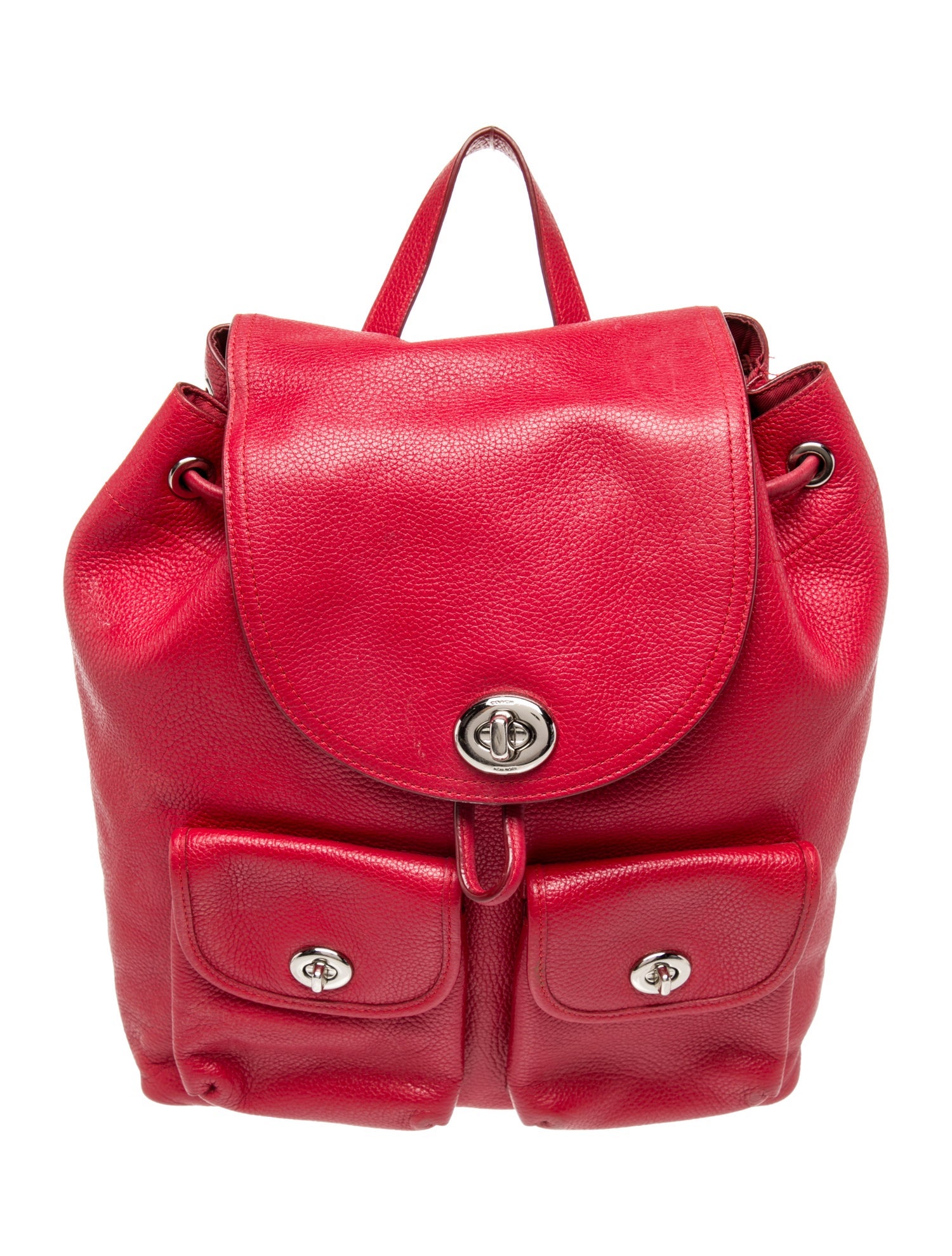 Coach Leather Backpack