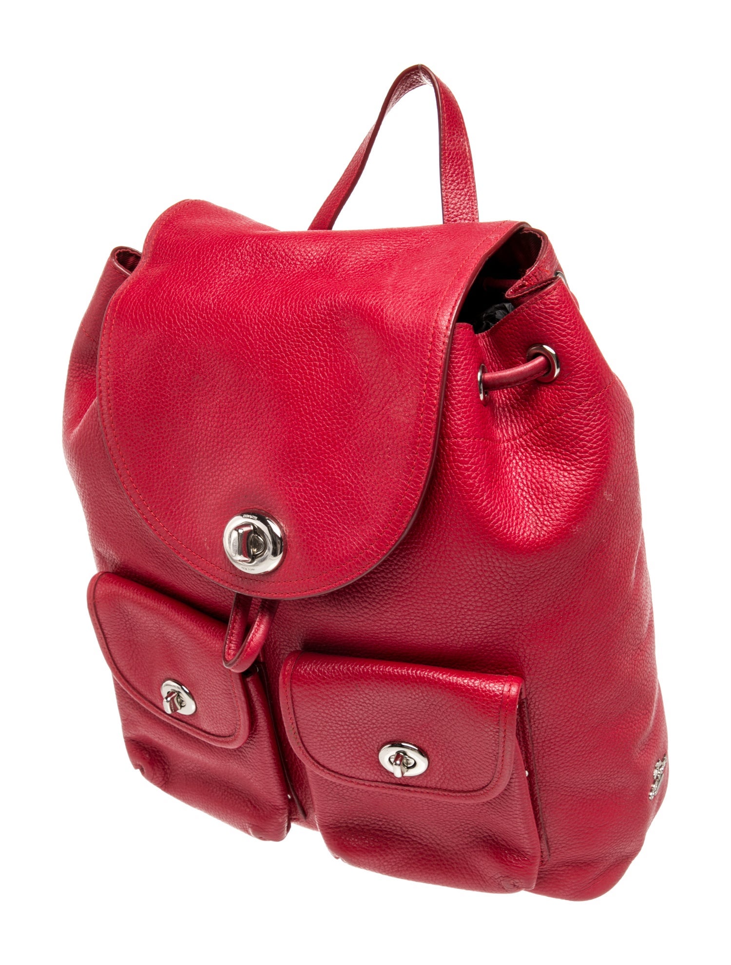 Coach Leather Backpack