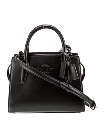 Coach Leather Top Handle Bag